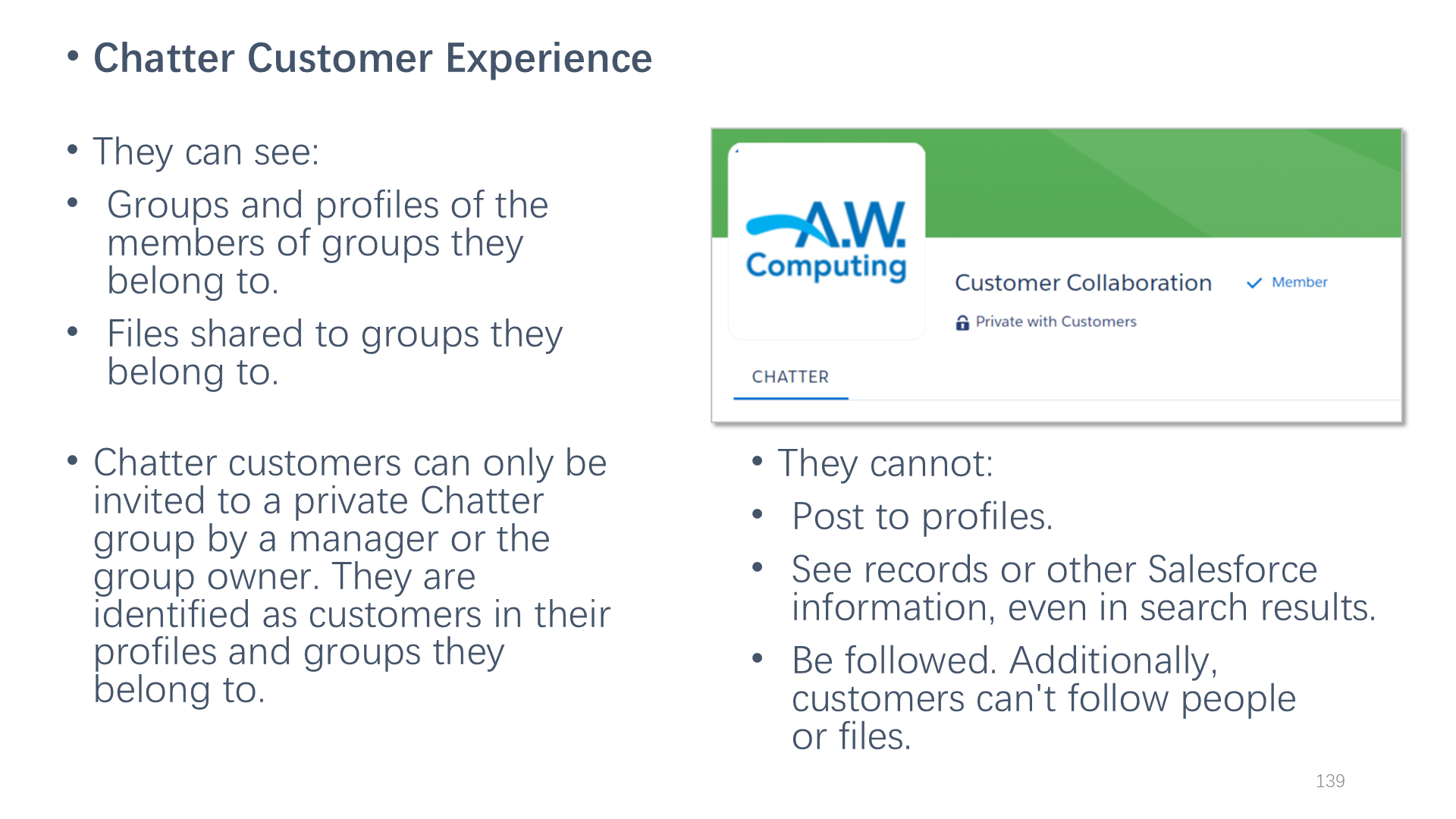 Chatter Customer Experience