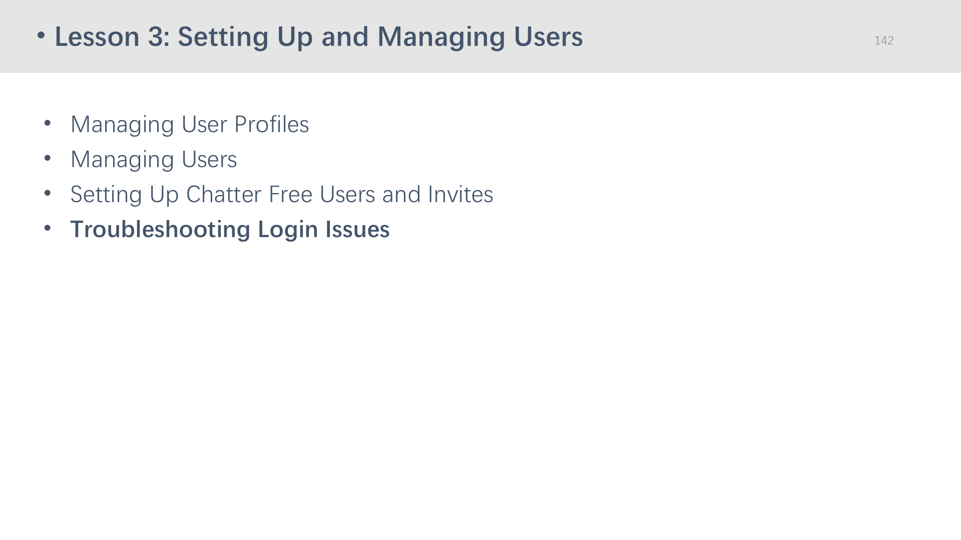 Lesson 3: Setting Up and Managing Users