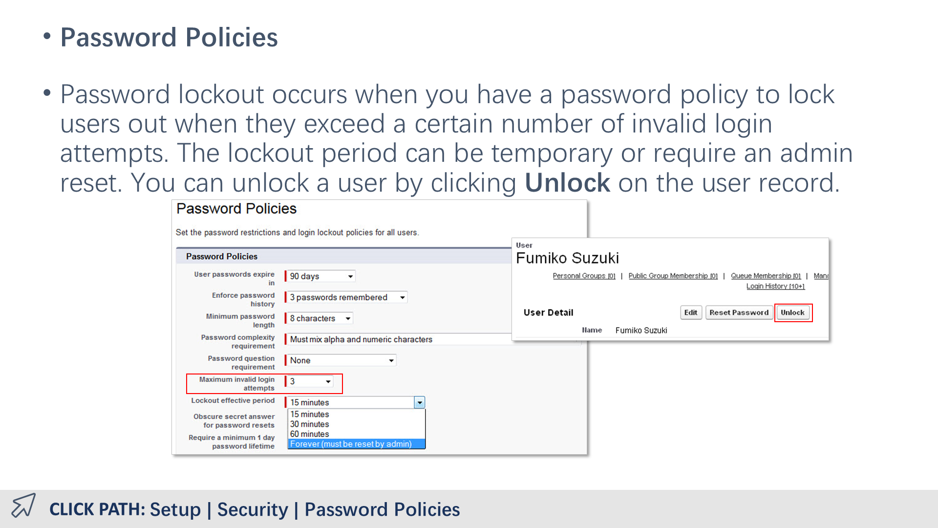 Password Policies