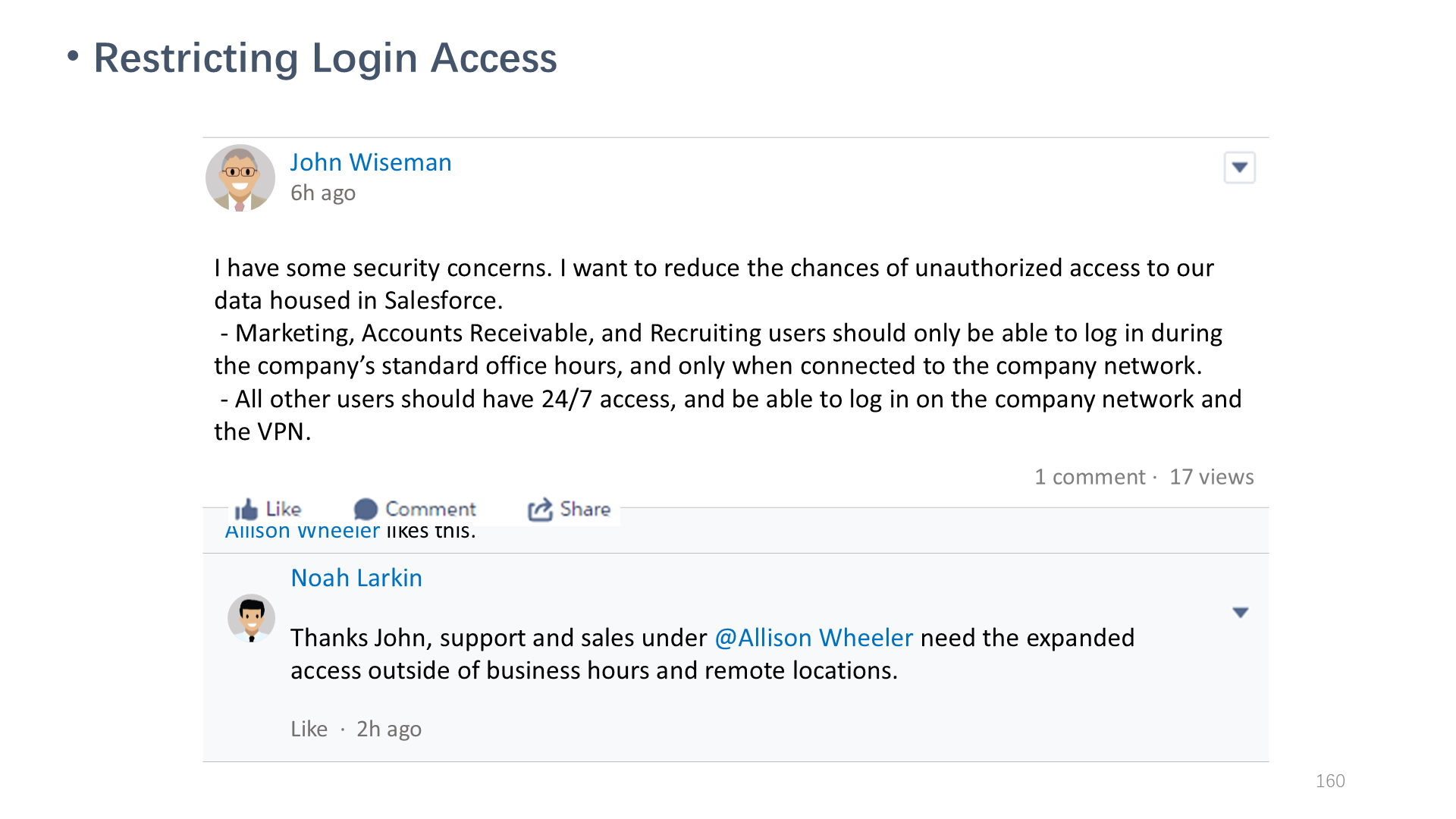 Restricting Login Access