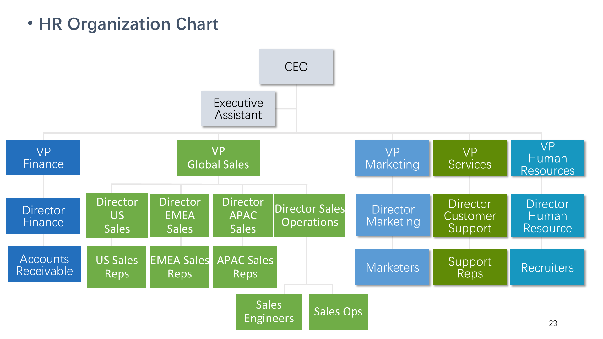 HR Organization Chart
