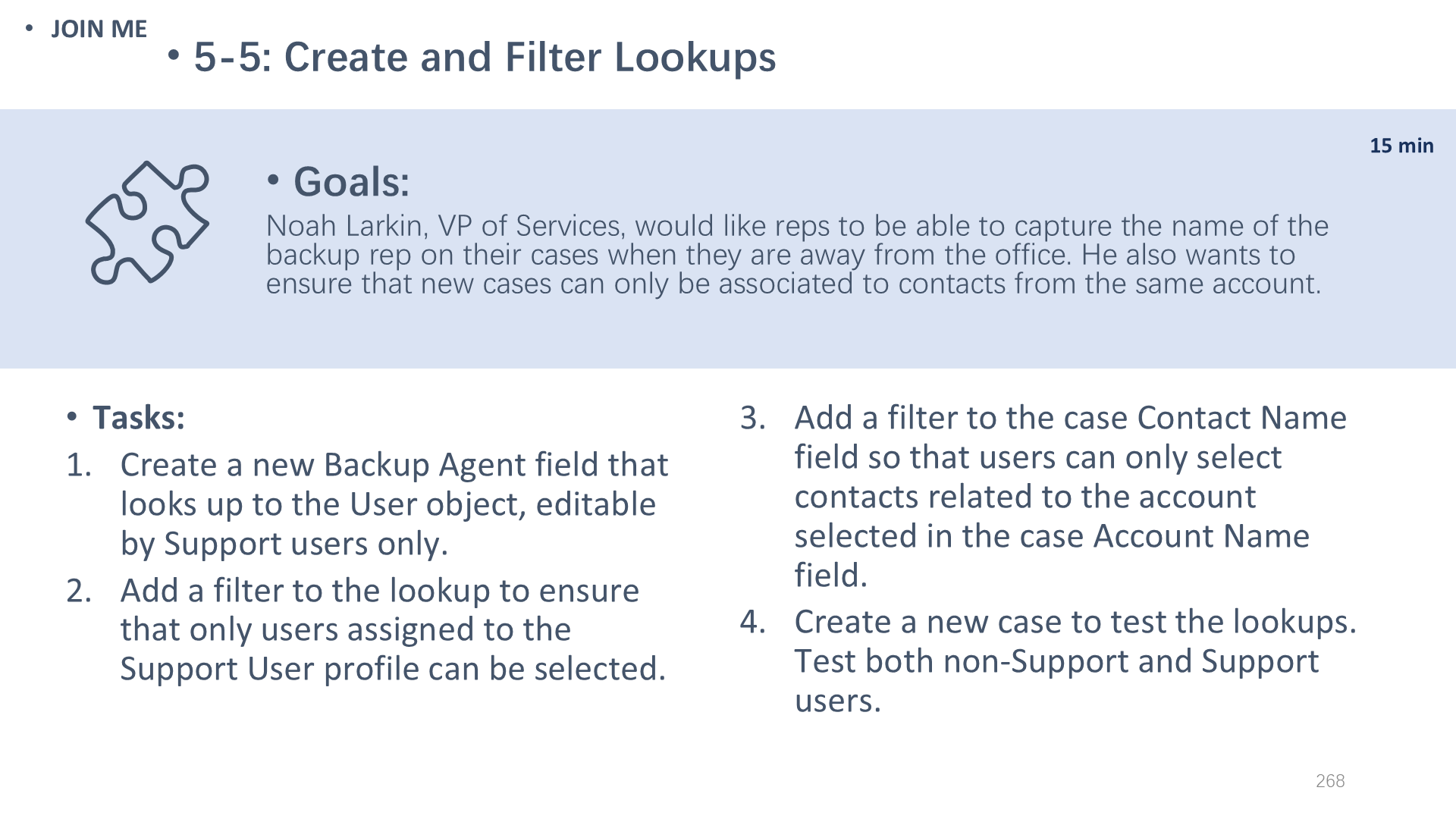 5-5: Create and Filter Lookups