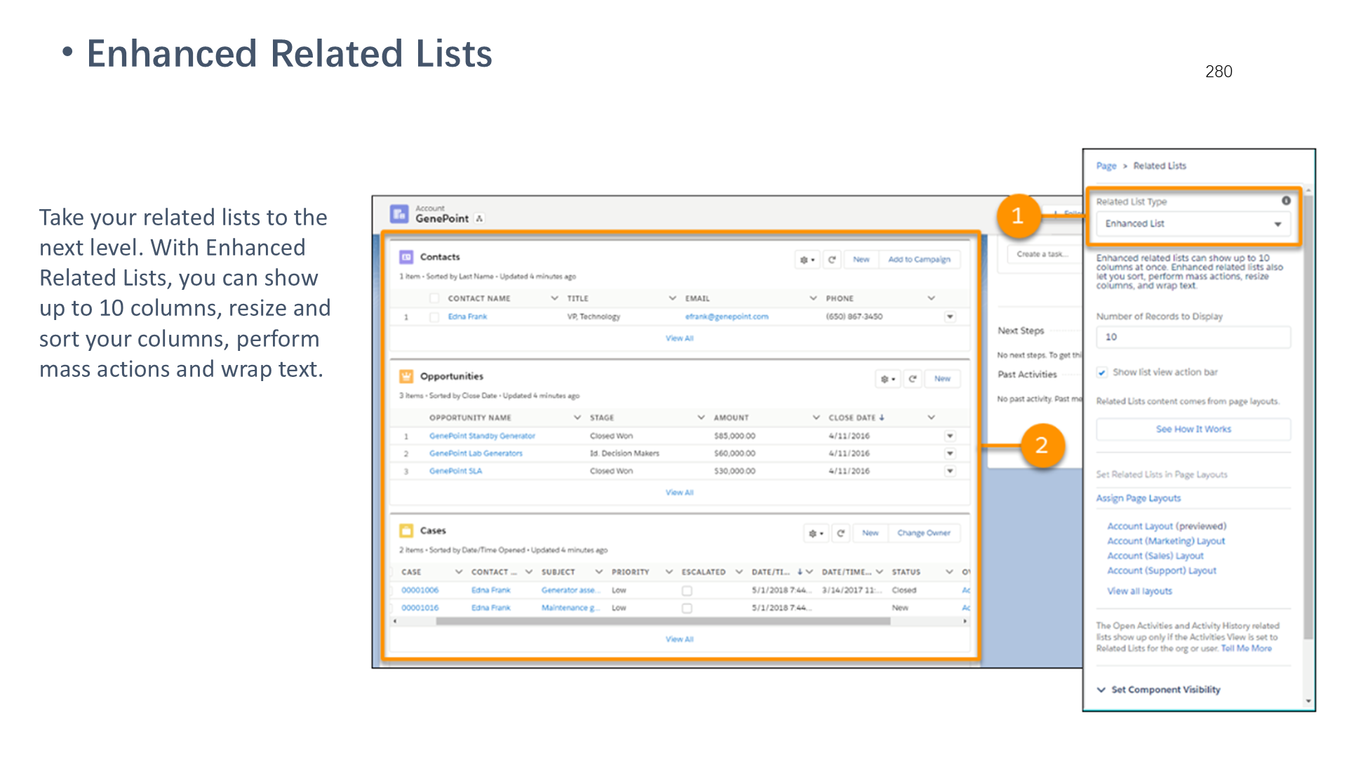 Enhanced Related Lists