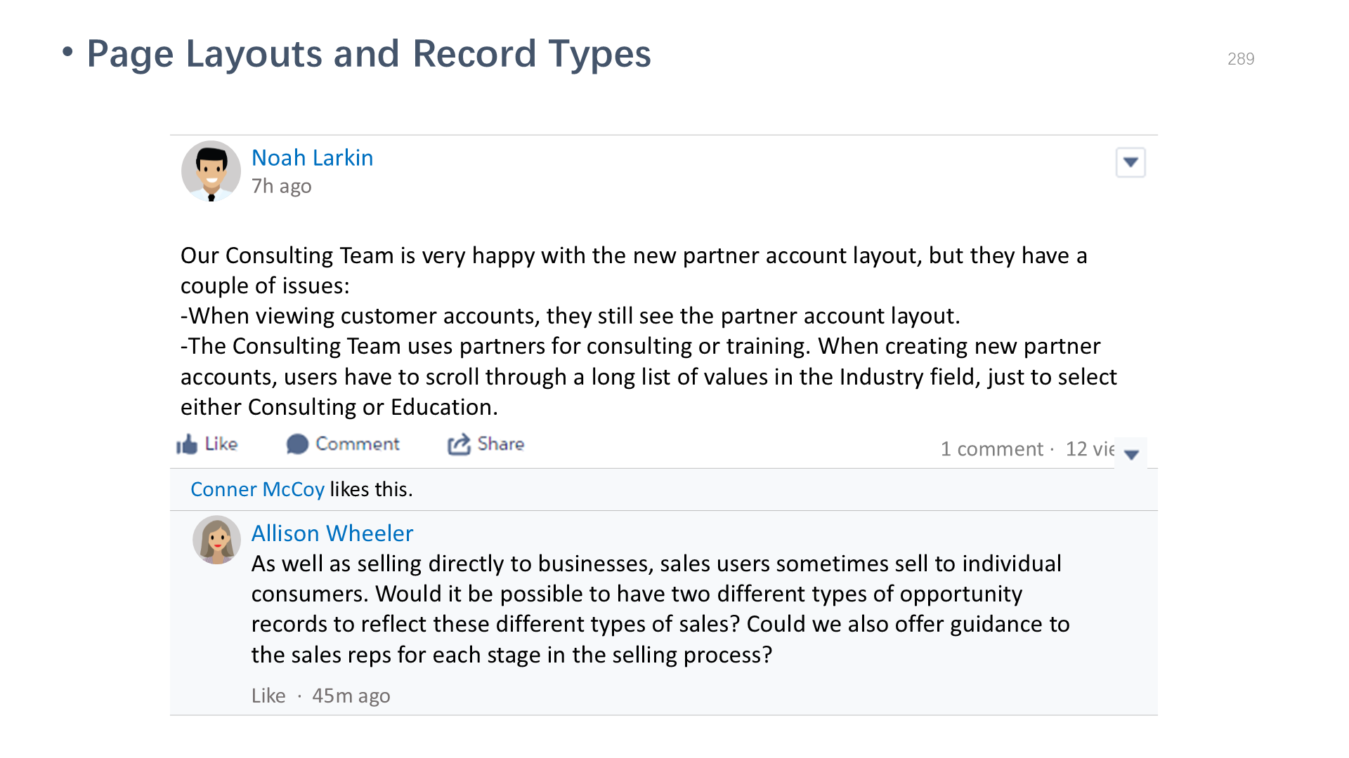 Page Layouts and Record Types