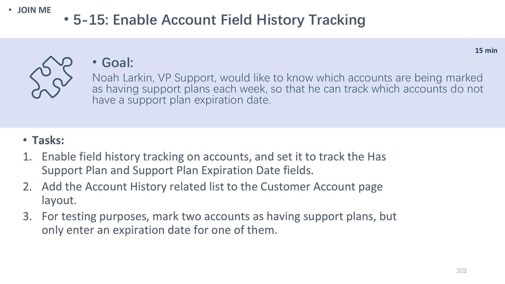 5-15: Enable Account Field History Tracking
