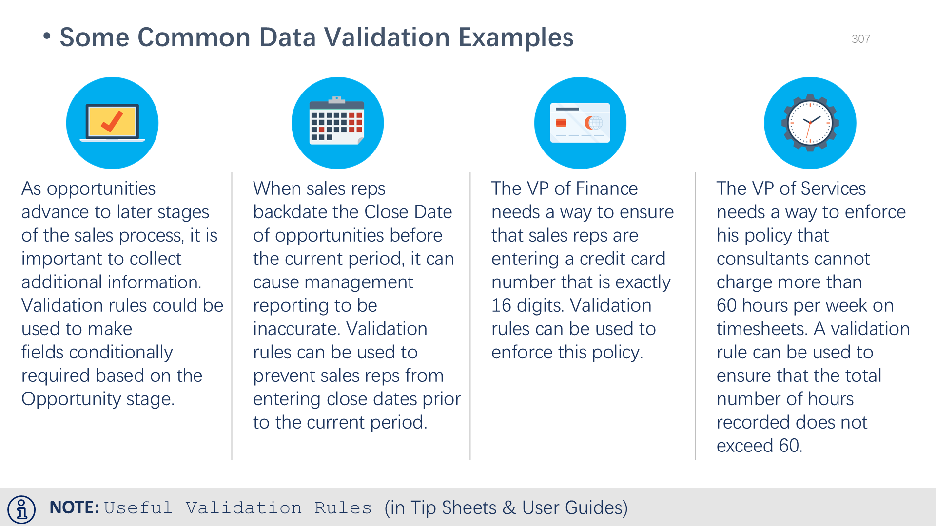 Some Common Data Validation Examples