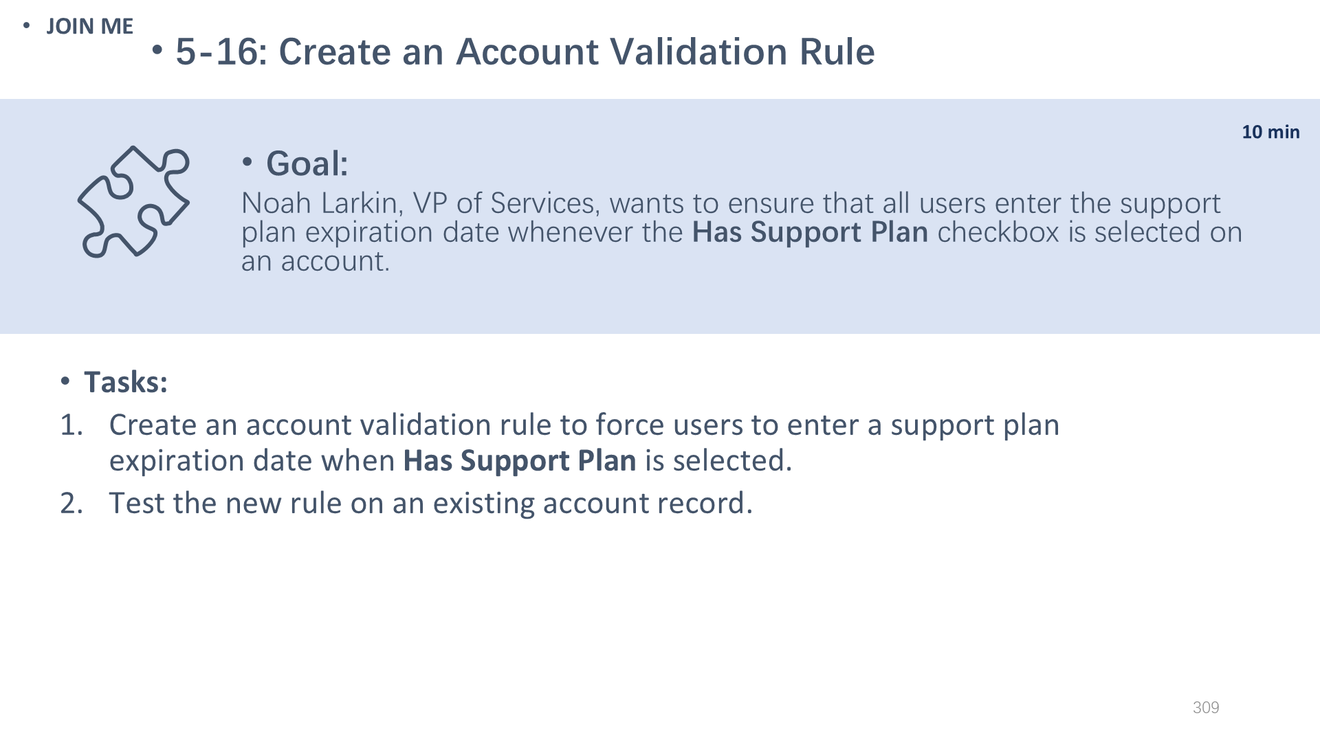 5-16: Create an Account Validation Rule