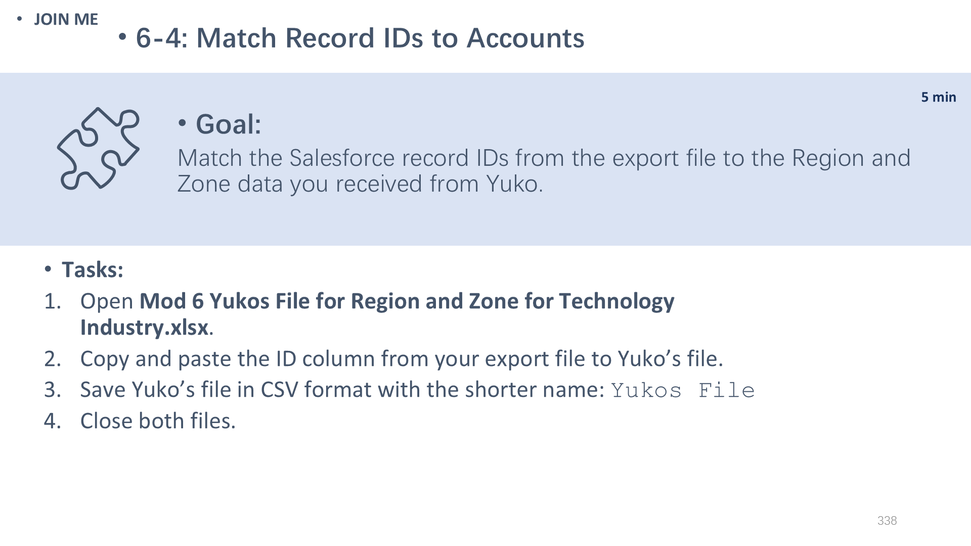 6-4: Match Record IDs to Accounts