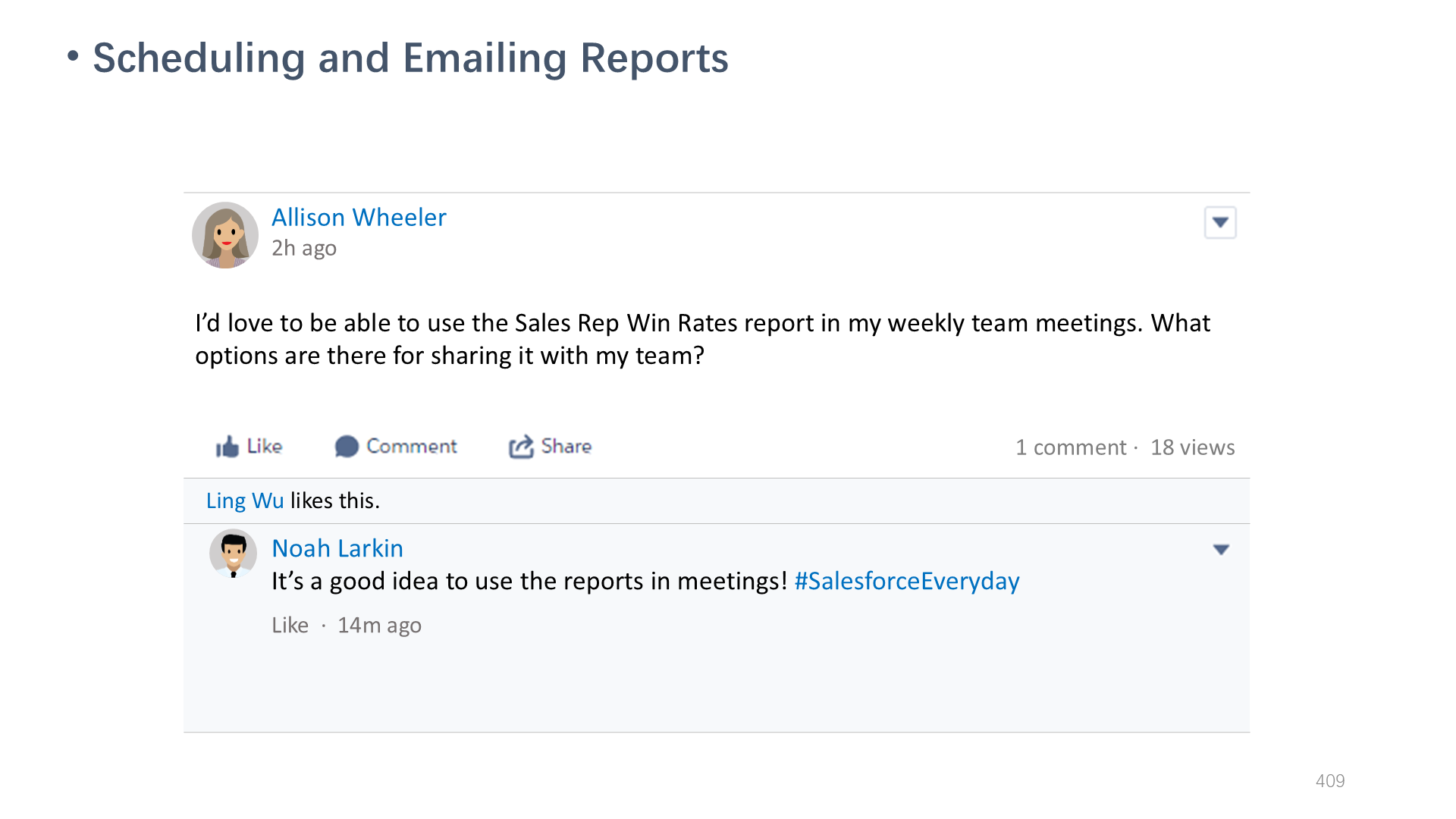 Scheduling and Emailing Reports