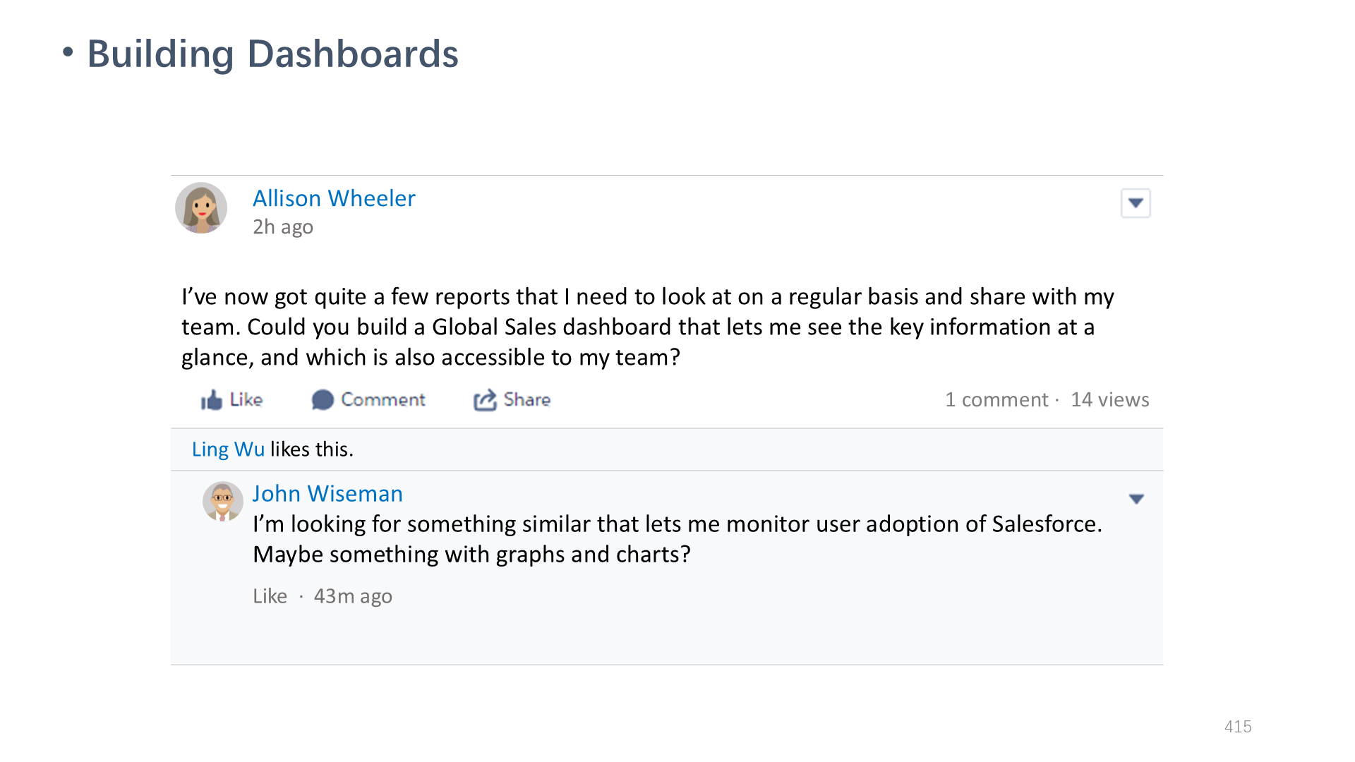 Building Dashboards