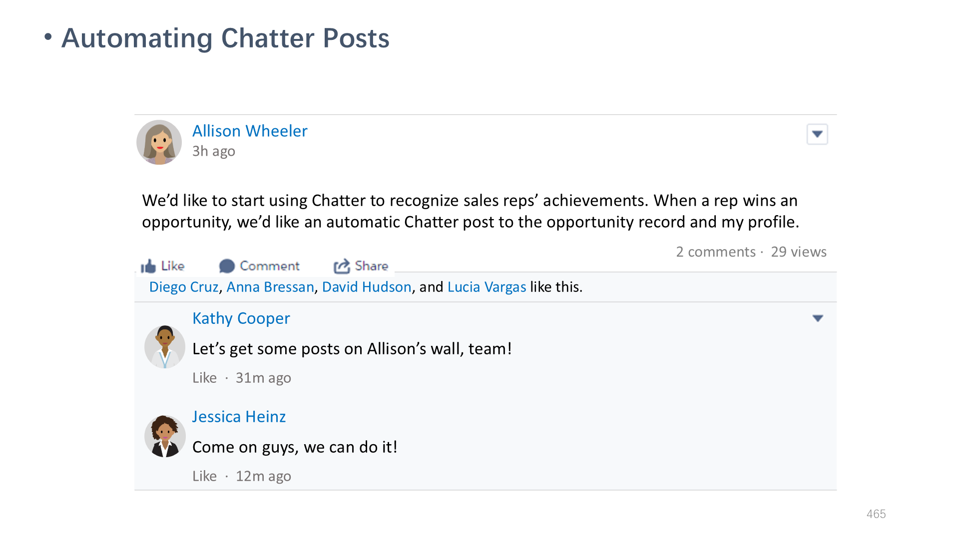Automating Chatter Posts