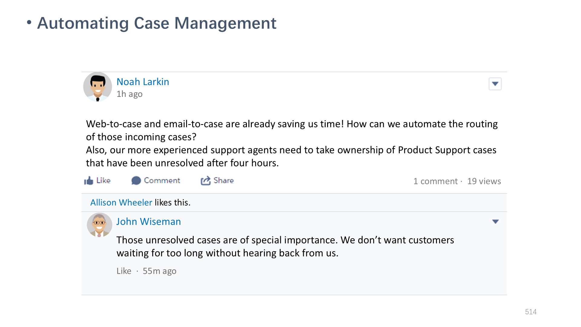 Automating Case Management