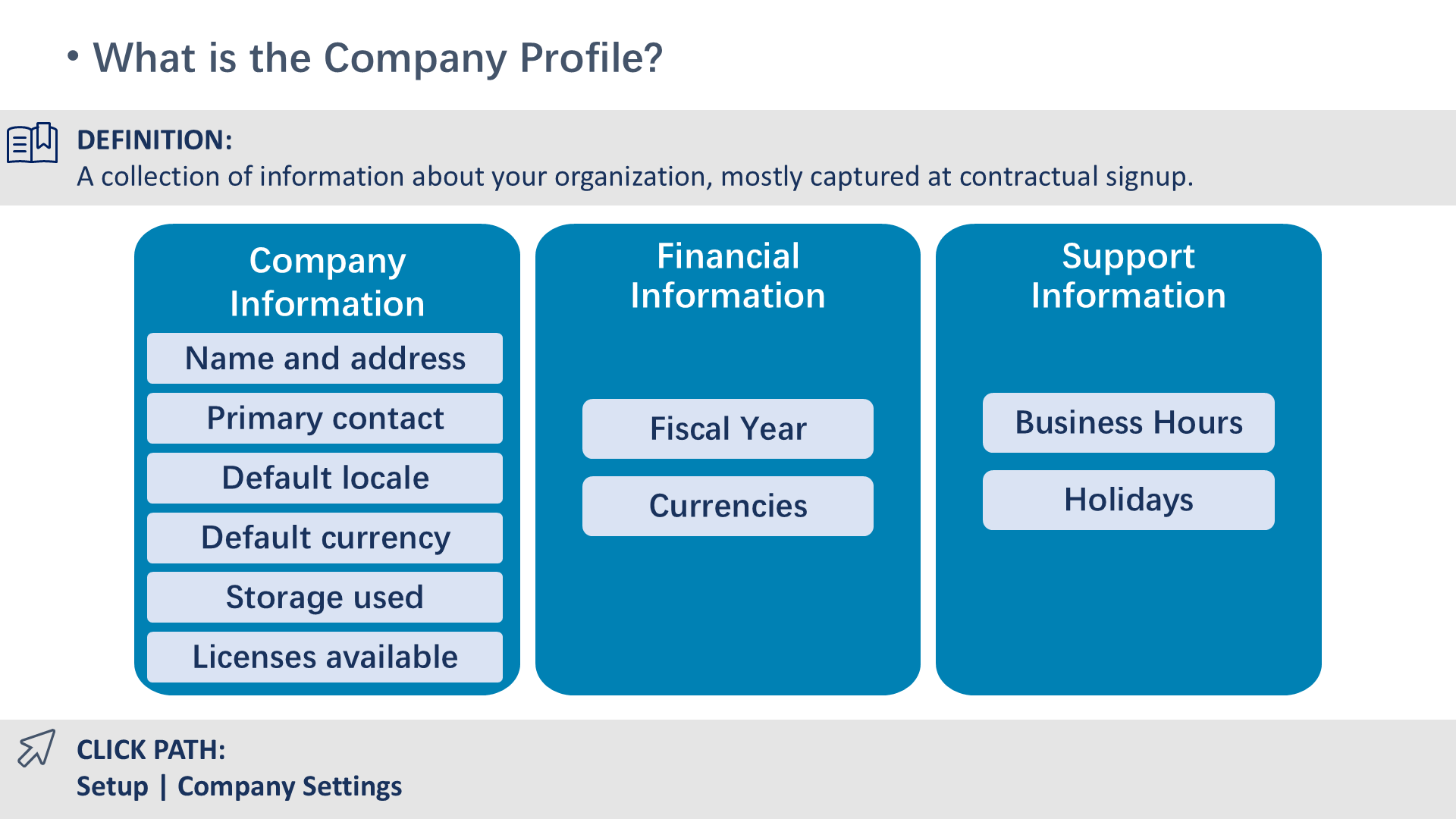 What is the Company Profile?