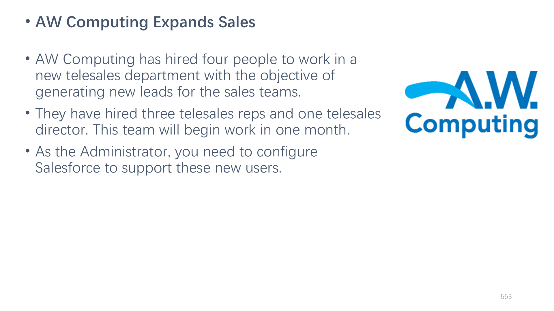 AW Computing Expands Sales