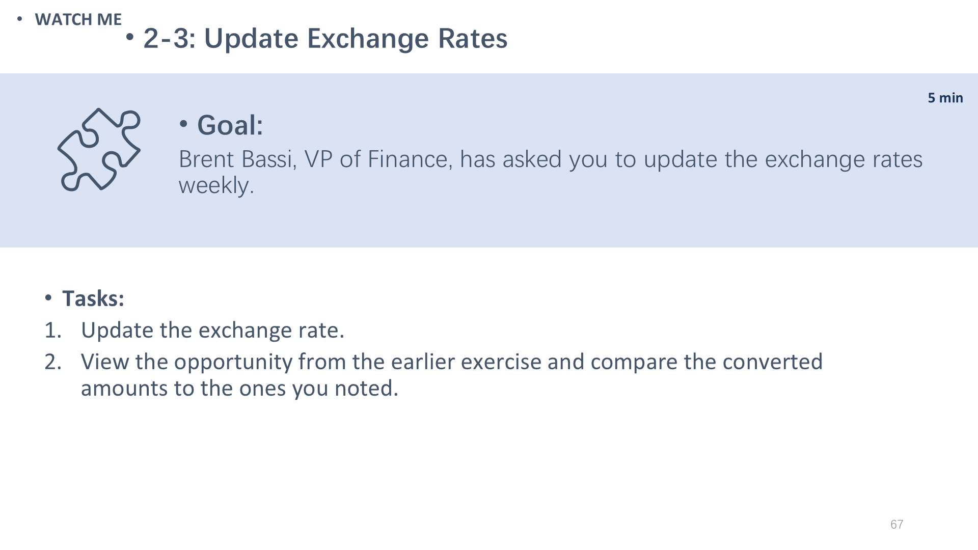2-3: Update Exchange Rates