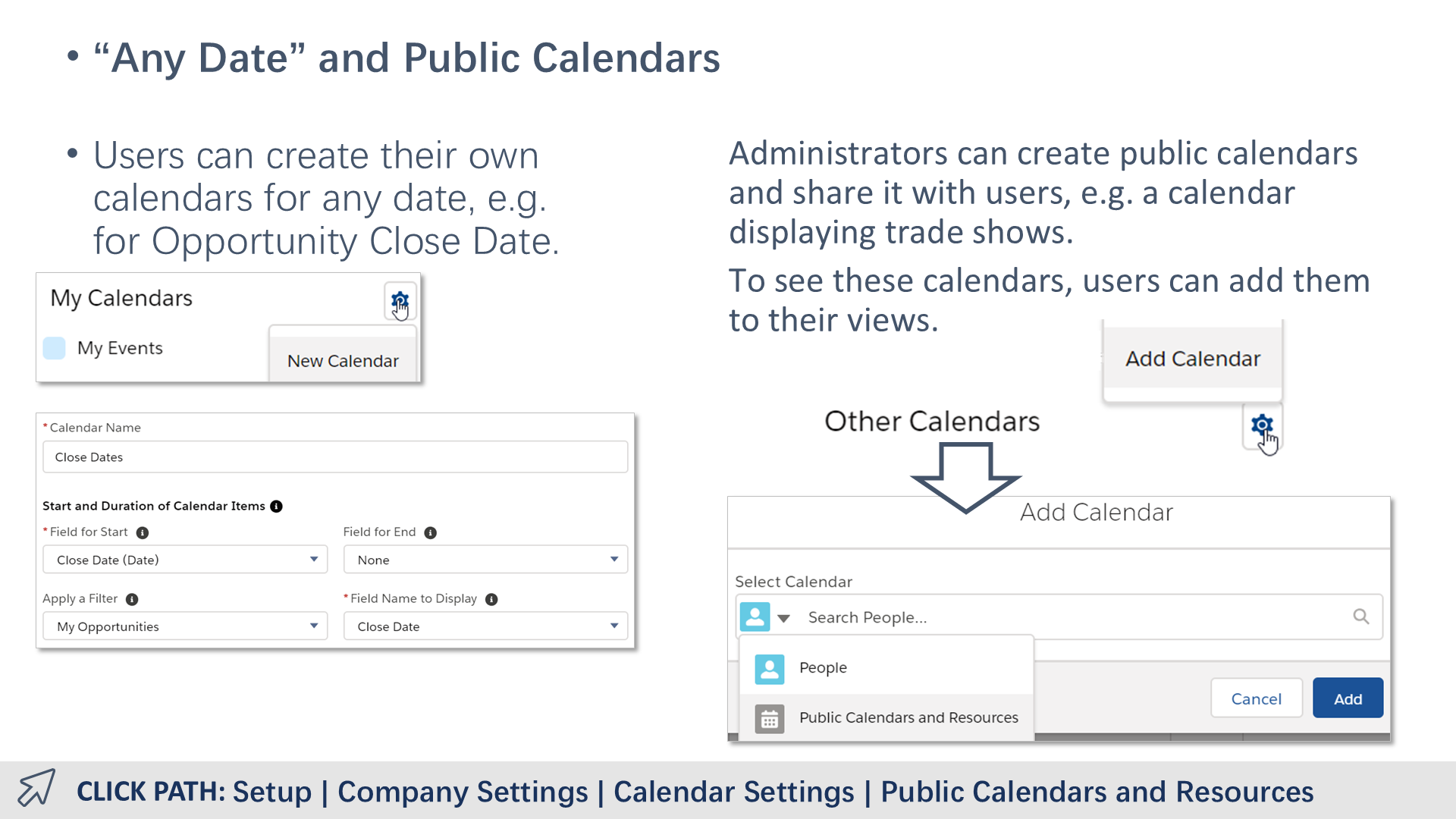“Any Date” and Public Calendars