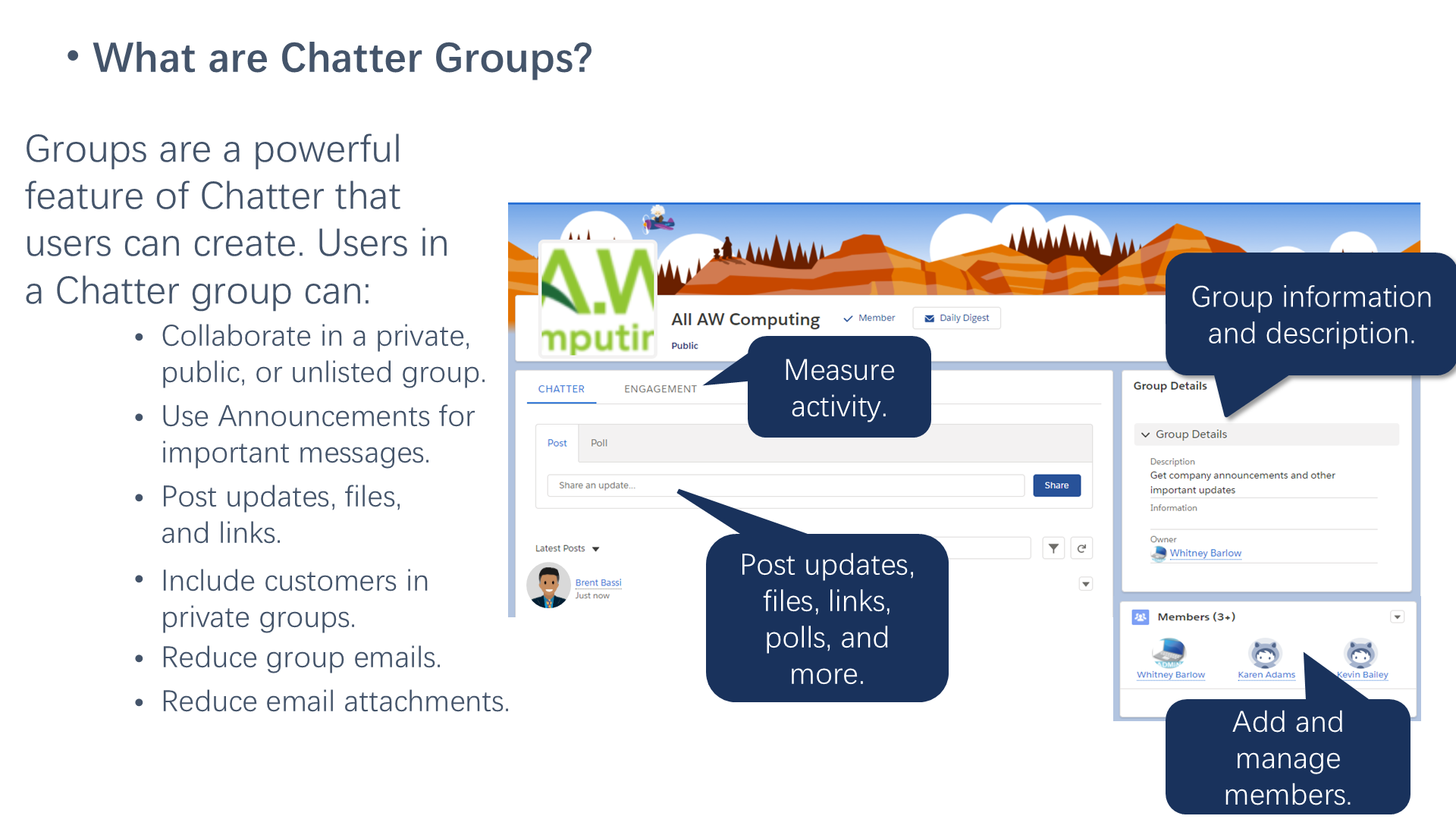 What are Chatter Groups?