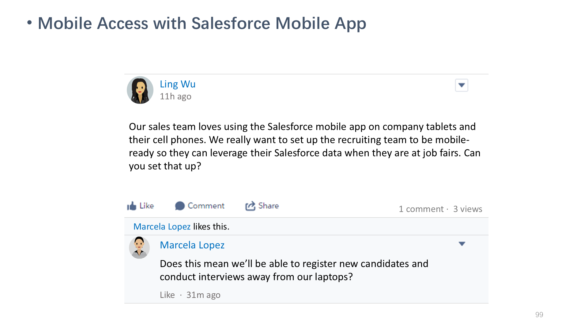Mobile Access with Salesforce Mobile App