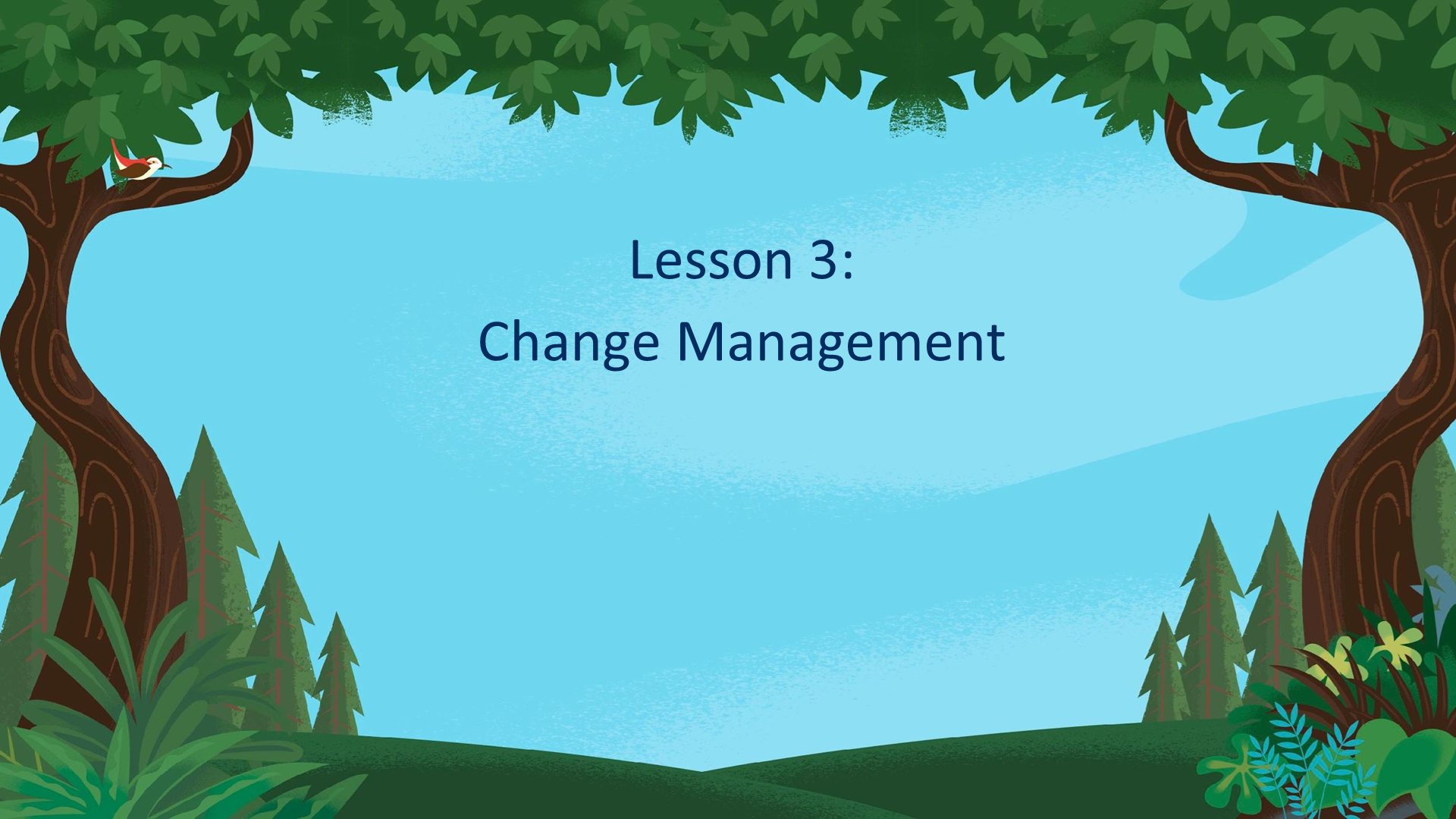 Lesson 3: Change Management