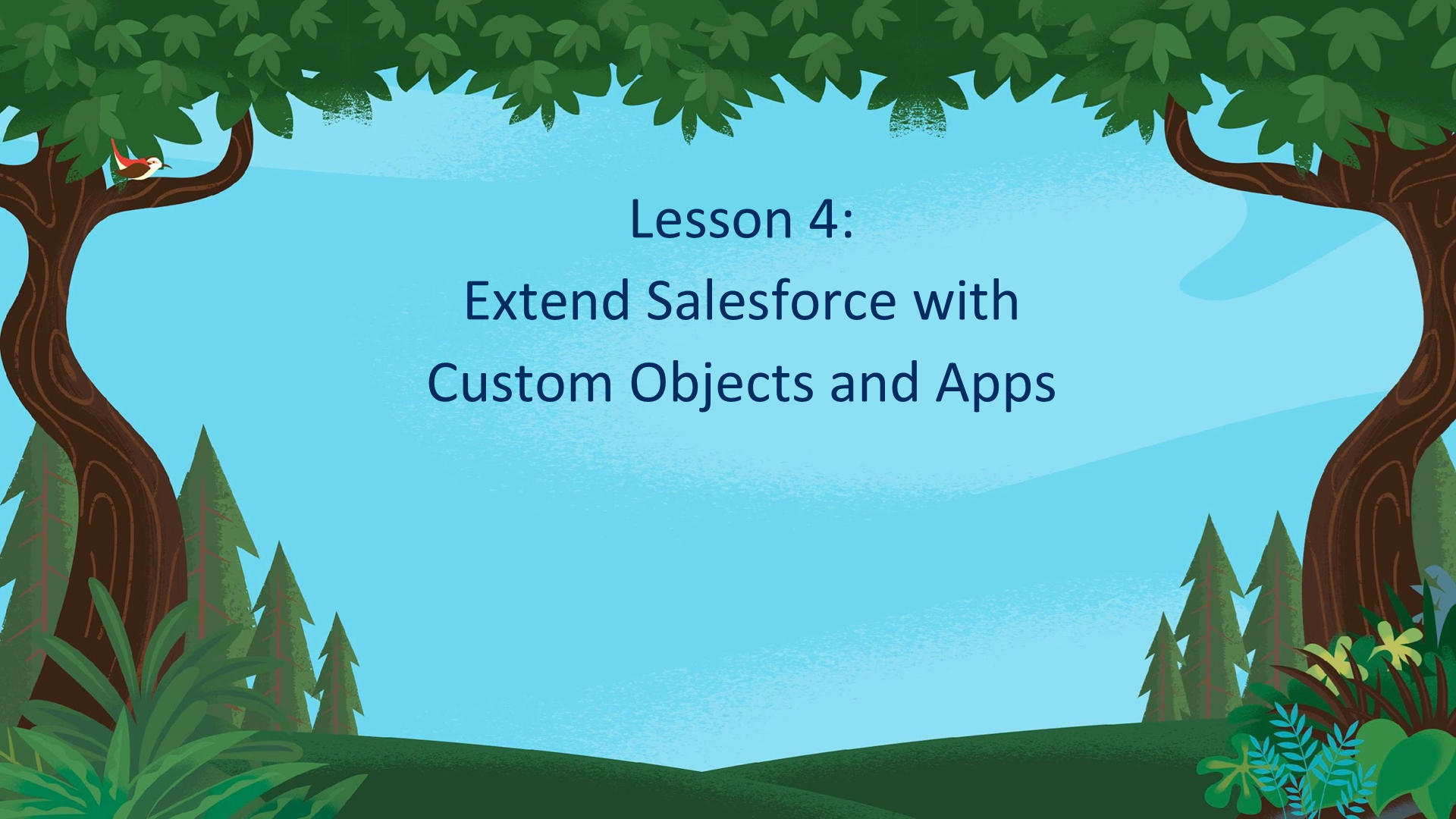 Lesson 4: Extend Salesforce with  Custom Objects and Apps