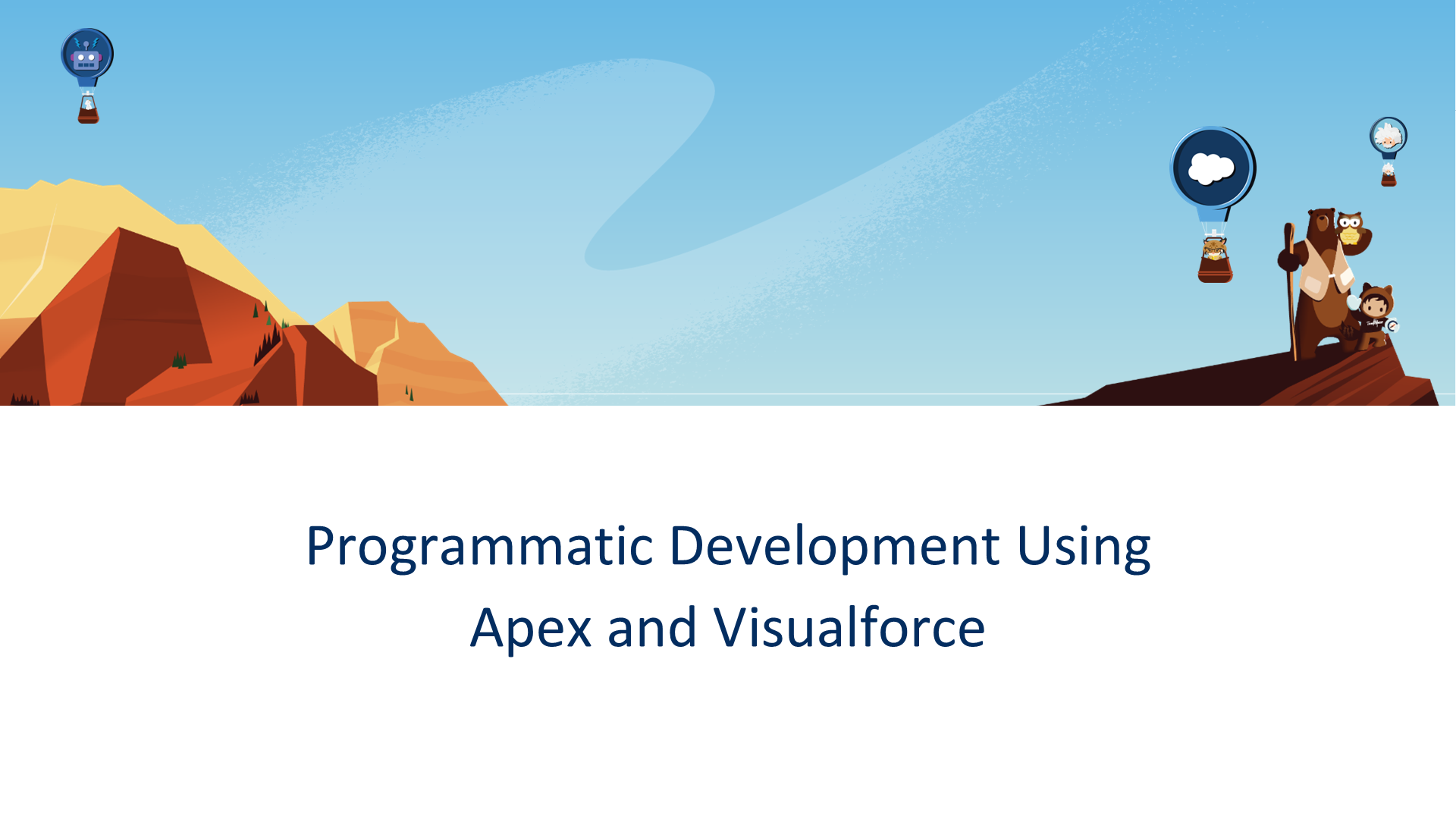 [DEX450]Programmatic Development Using  Apex and Visualforce