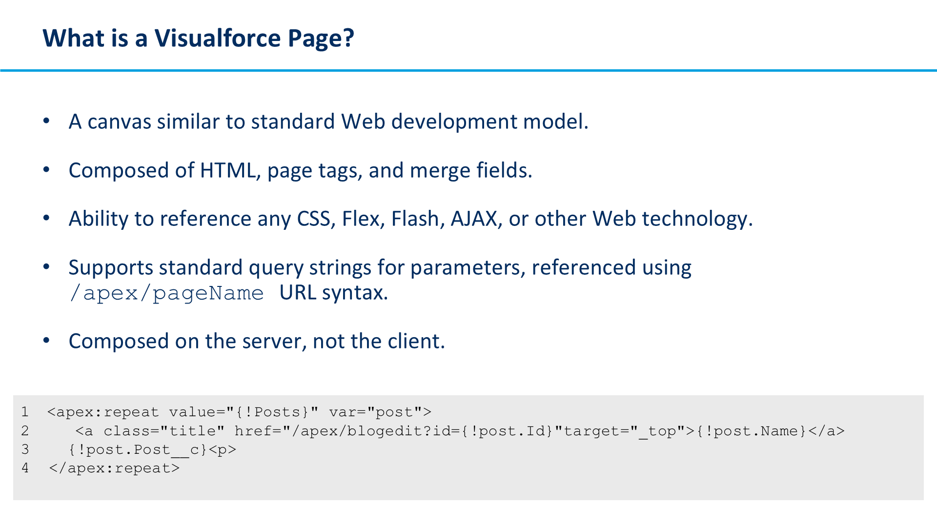 What is a Visualforce Page?