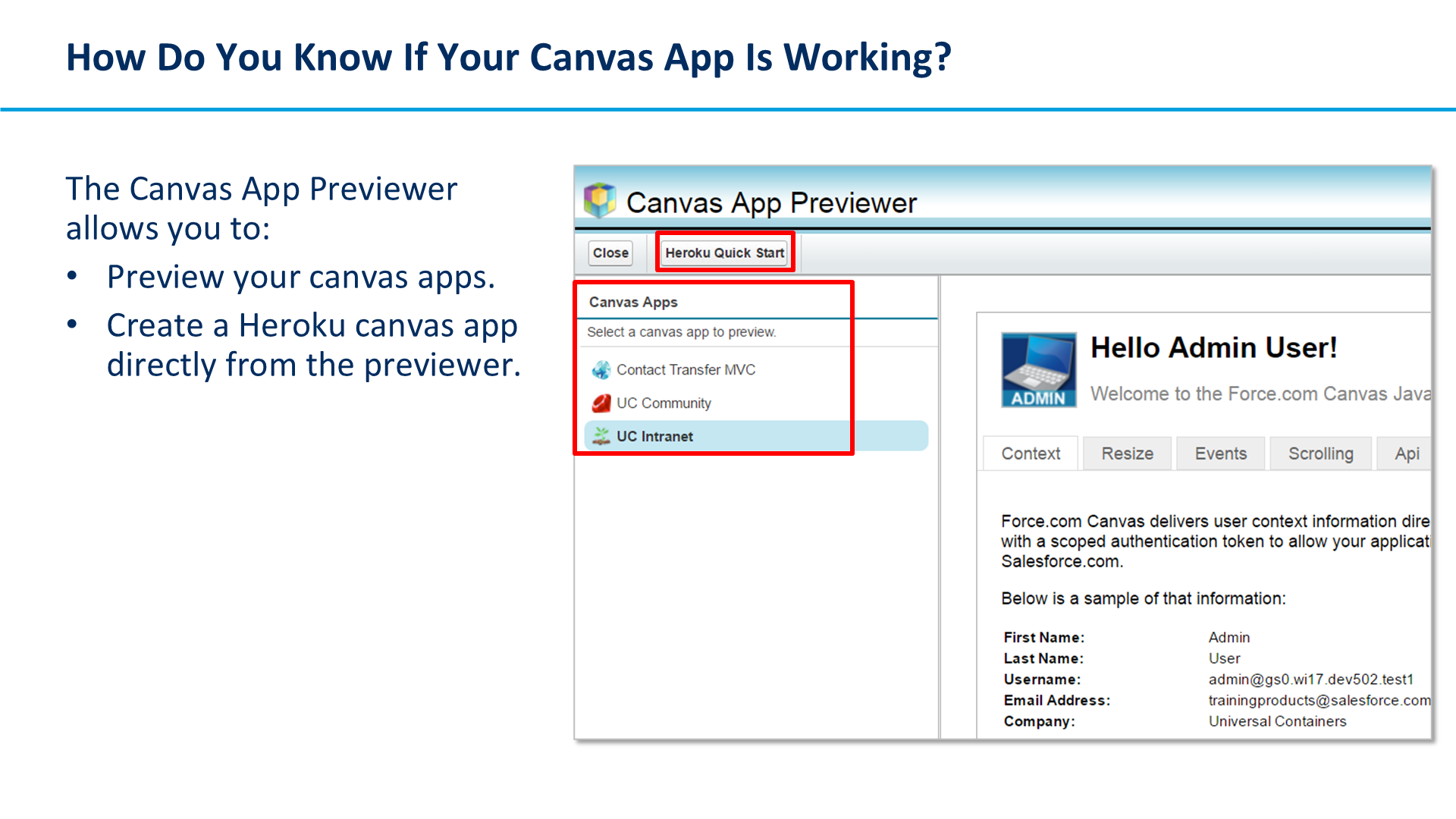 How Do You Know If Your Canvas App Is Working?