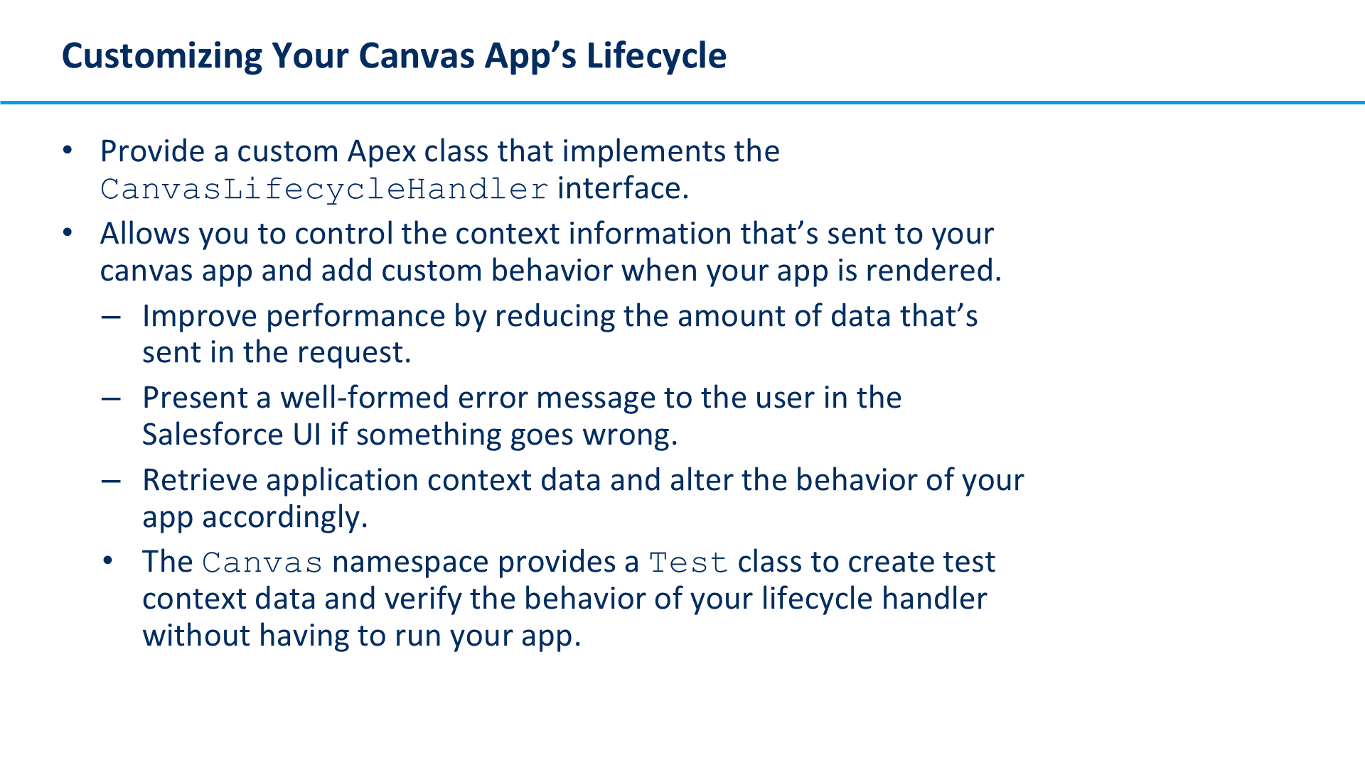 Customizing Your Canvas App’s Lifecycle
