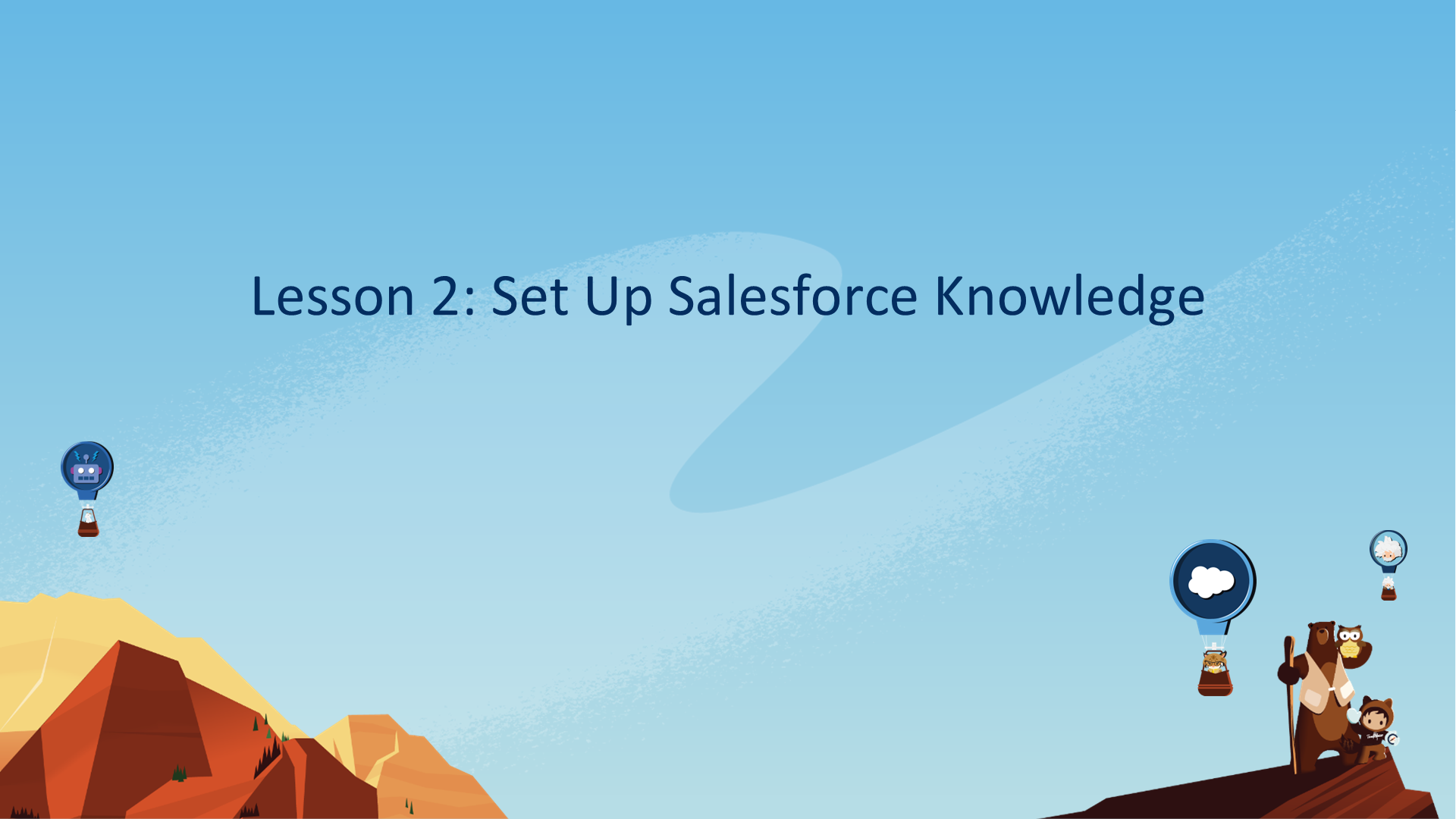 Lesson 2: Set Up Salesforce Knowledge