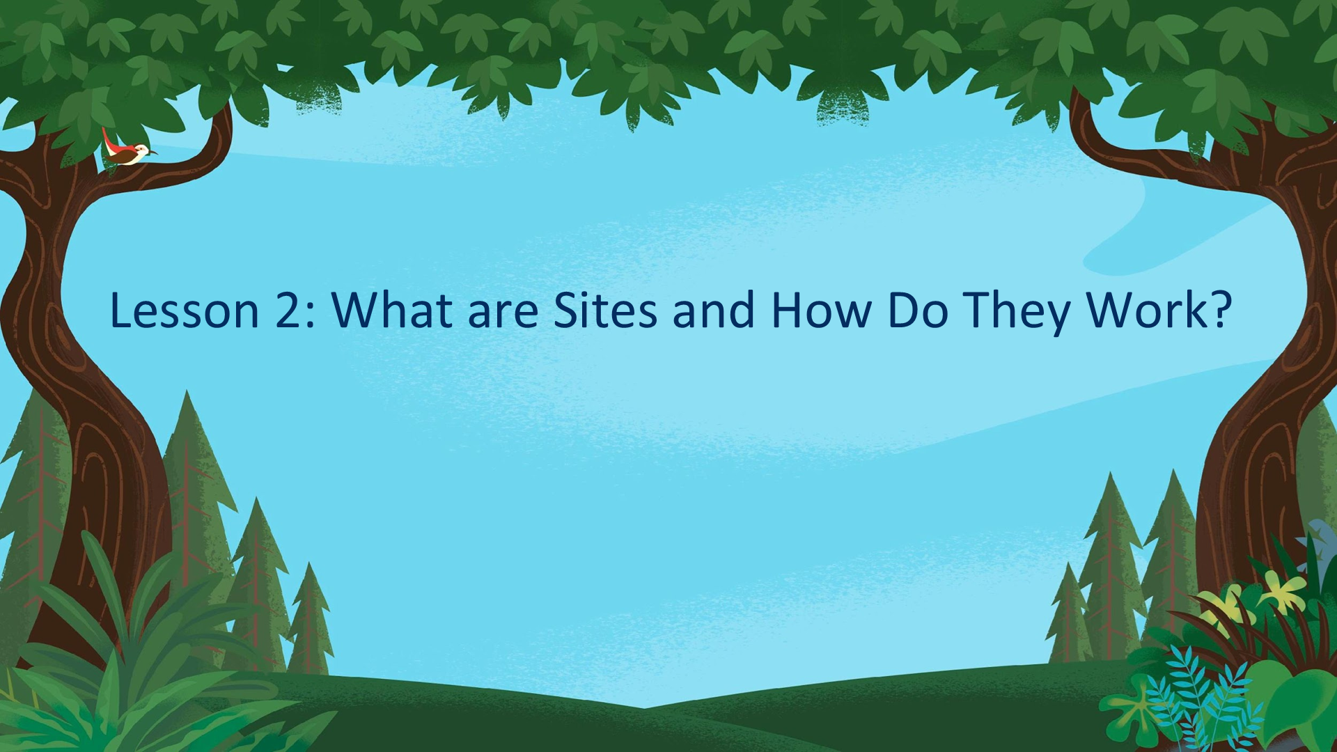 Lesson 2: What are Sites and How Do They Work?