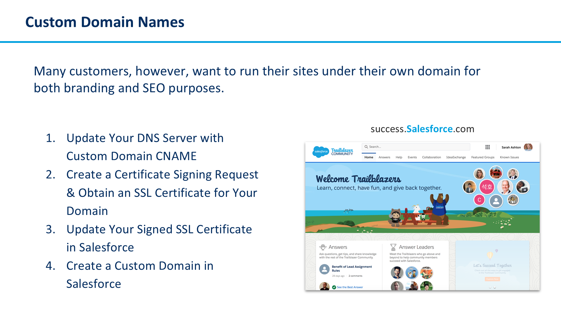Custom Domain Names