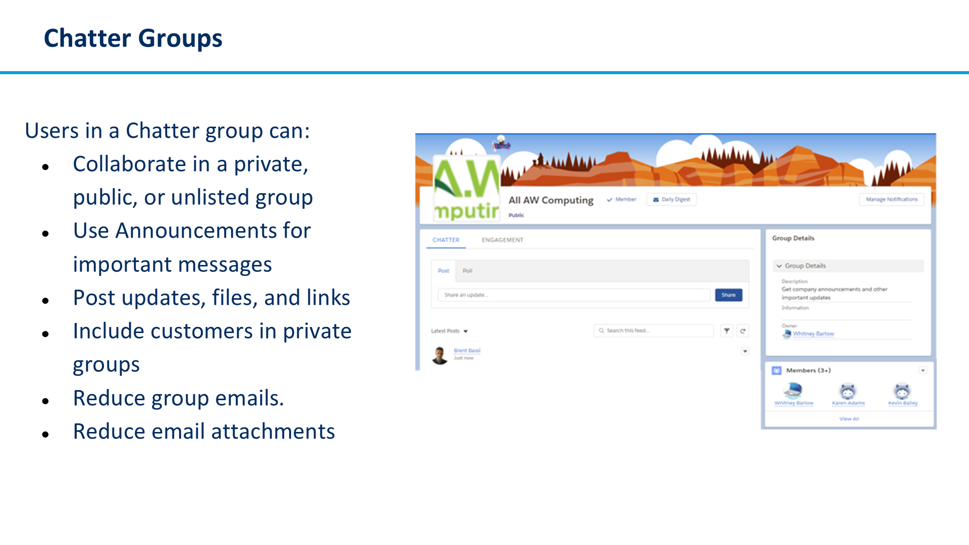Chatter Groups