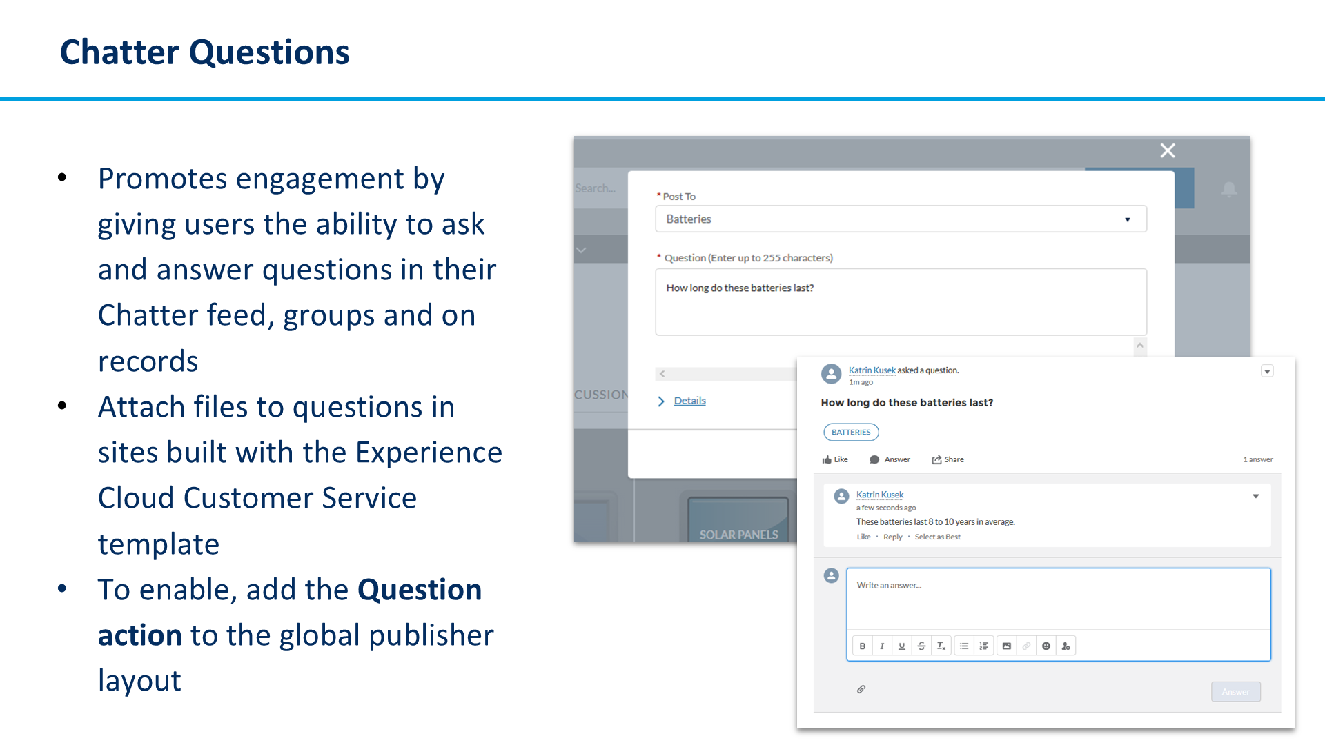 Chatter Questions