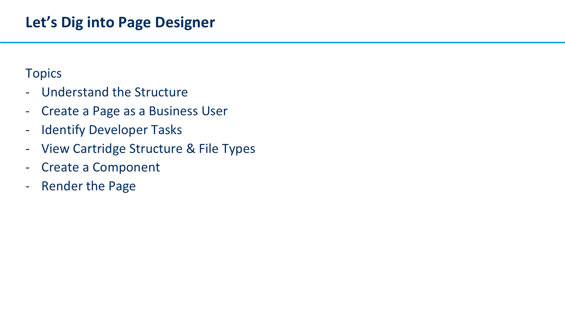 Let’s Dig into Page Designer