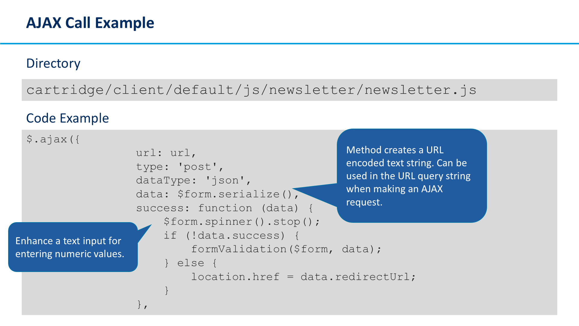 AJAX Call Example