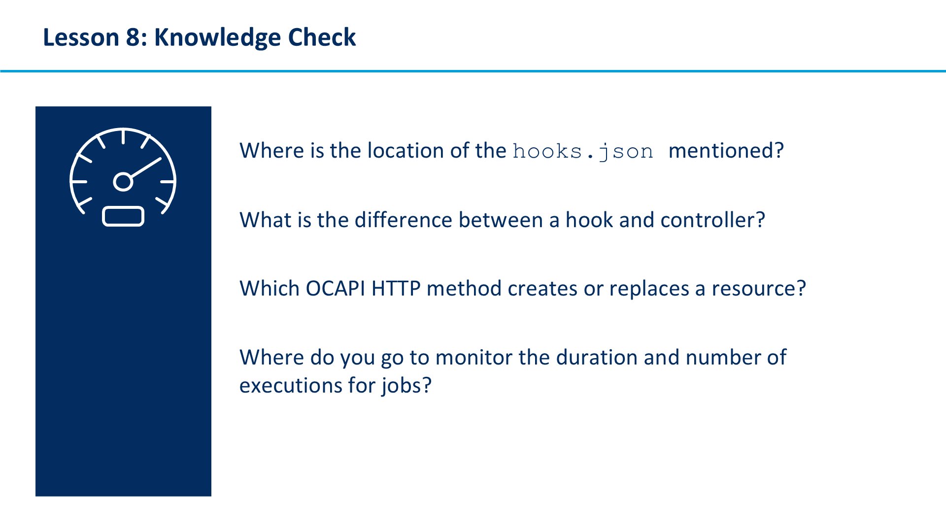 Lesson 8: Knowledge Check
