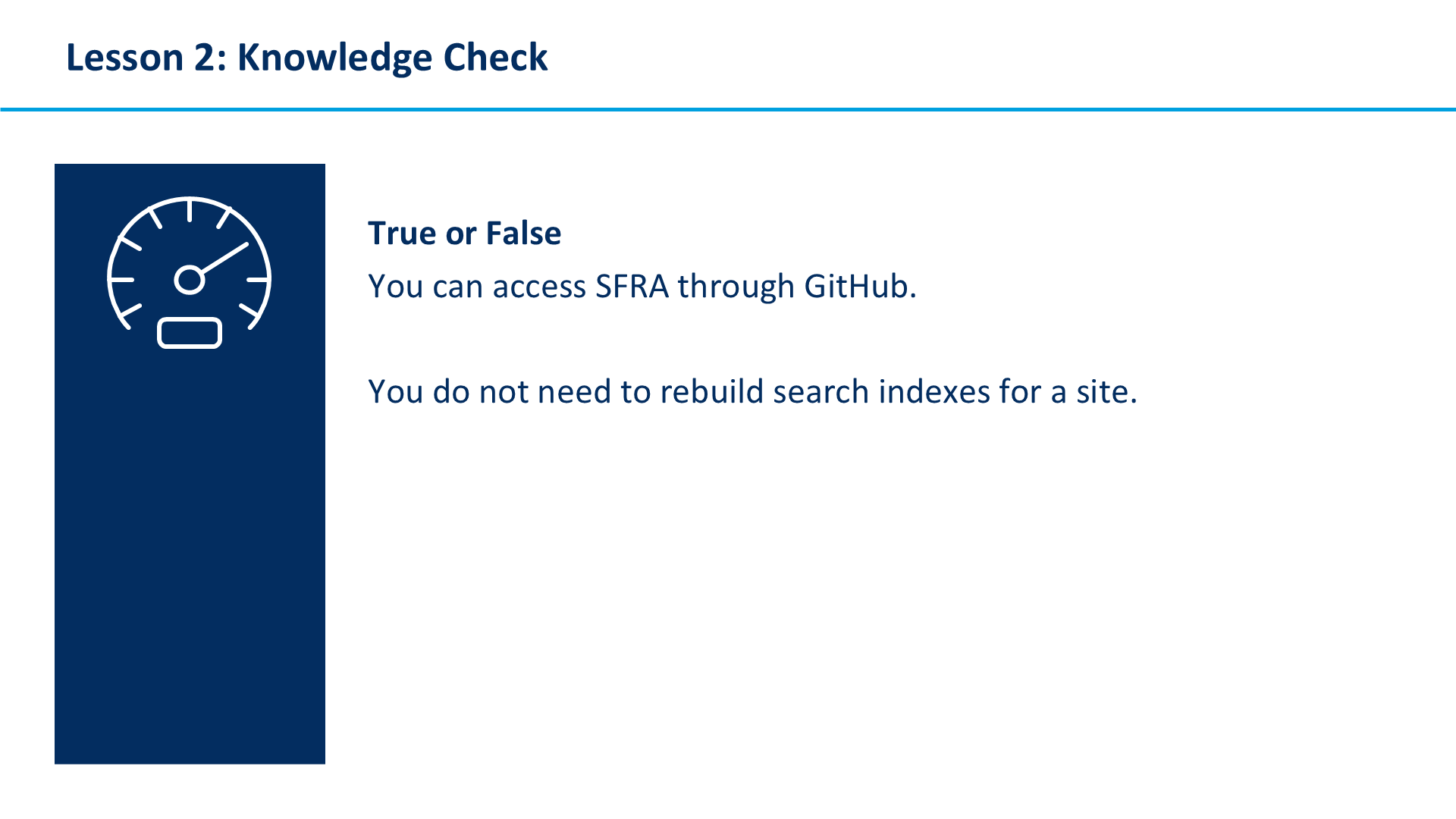 Lesson 2: Knowledge Check