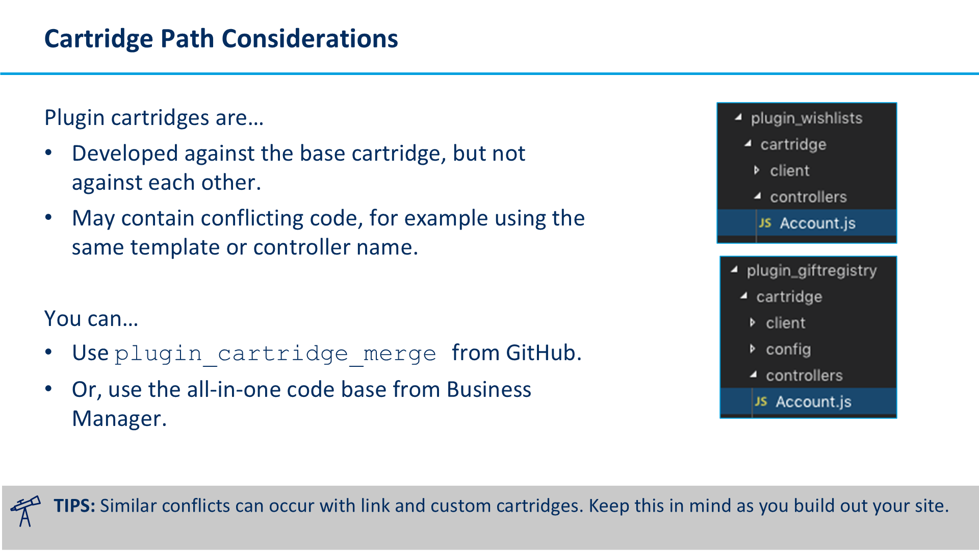 Cartridge Path Considerations