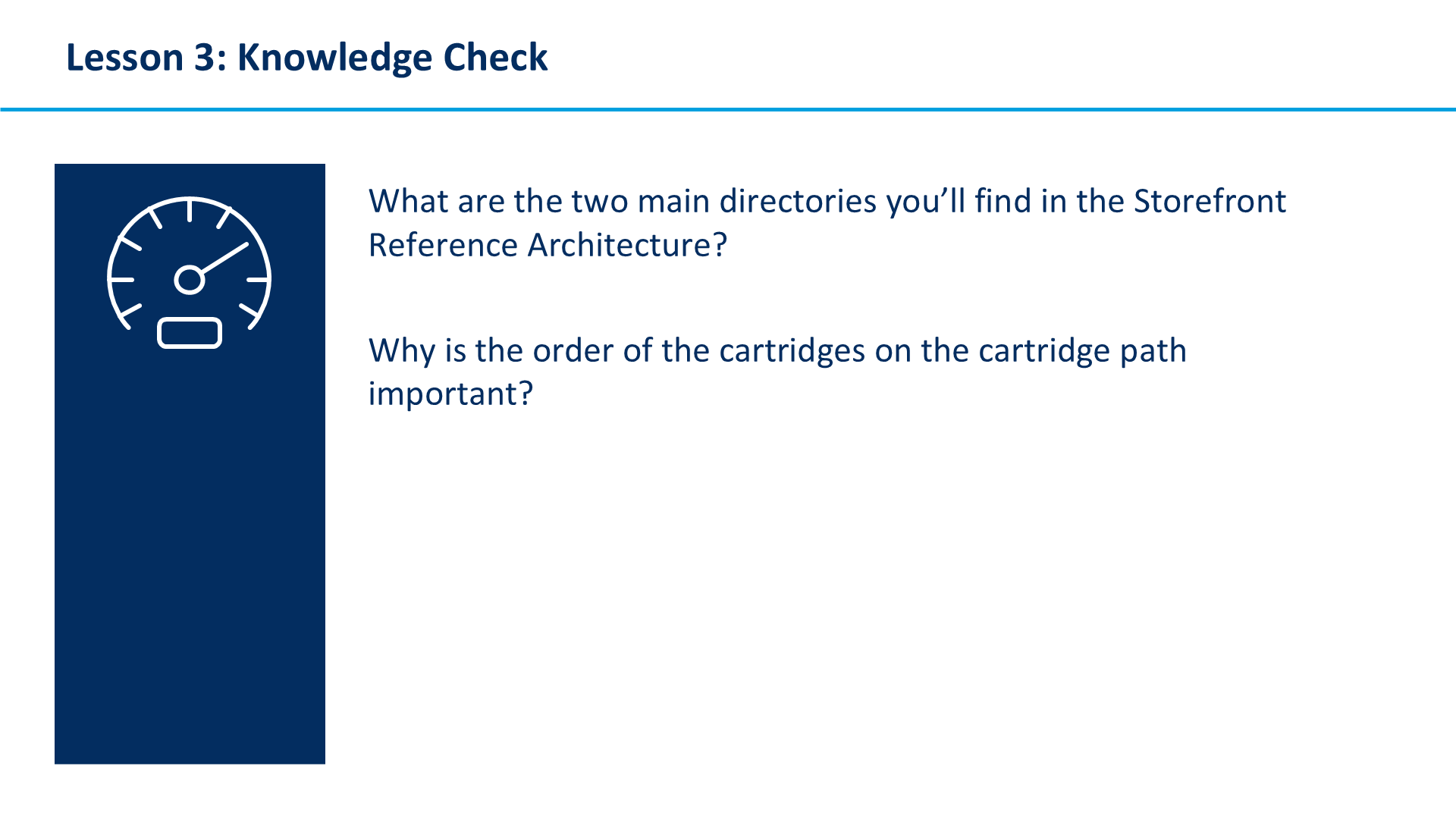 Lesson 3: Knowledge Check