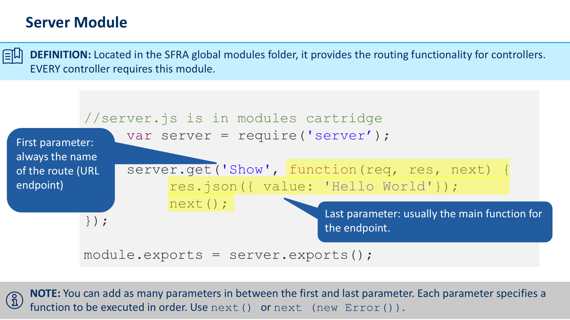 Server Module