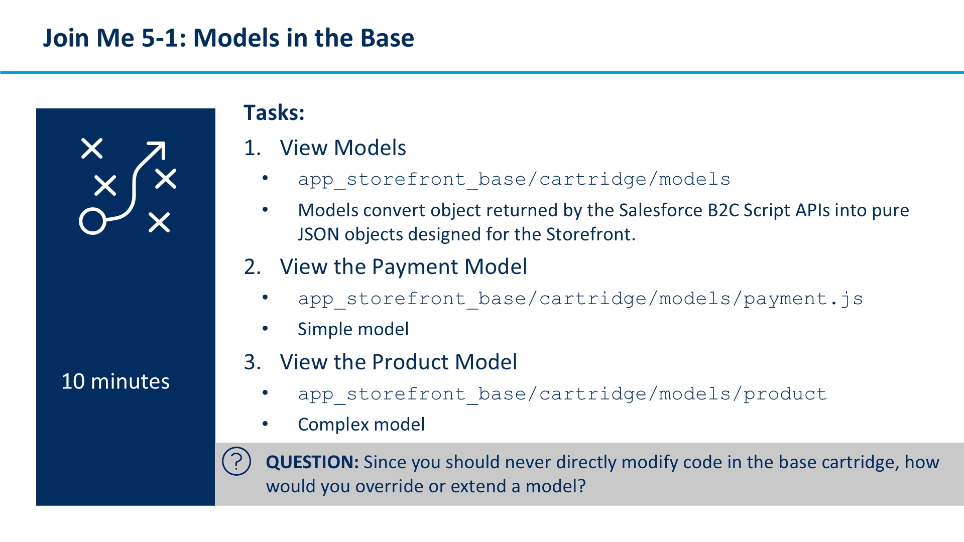 Join Me 5-1: Models in the Base