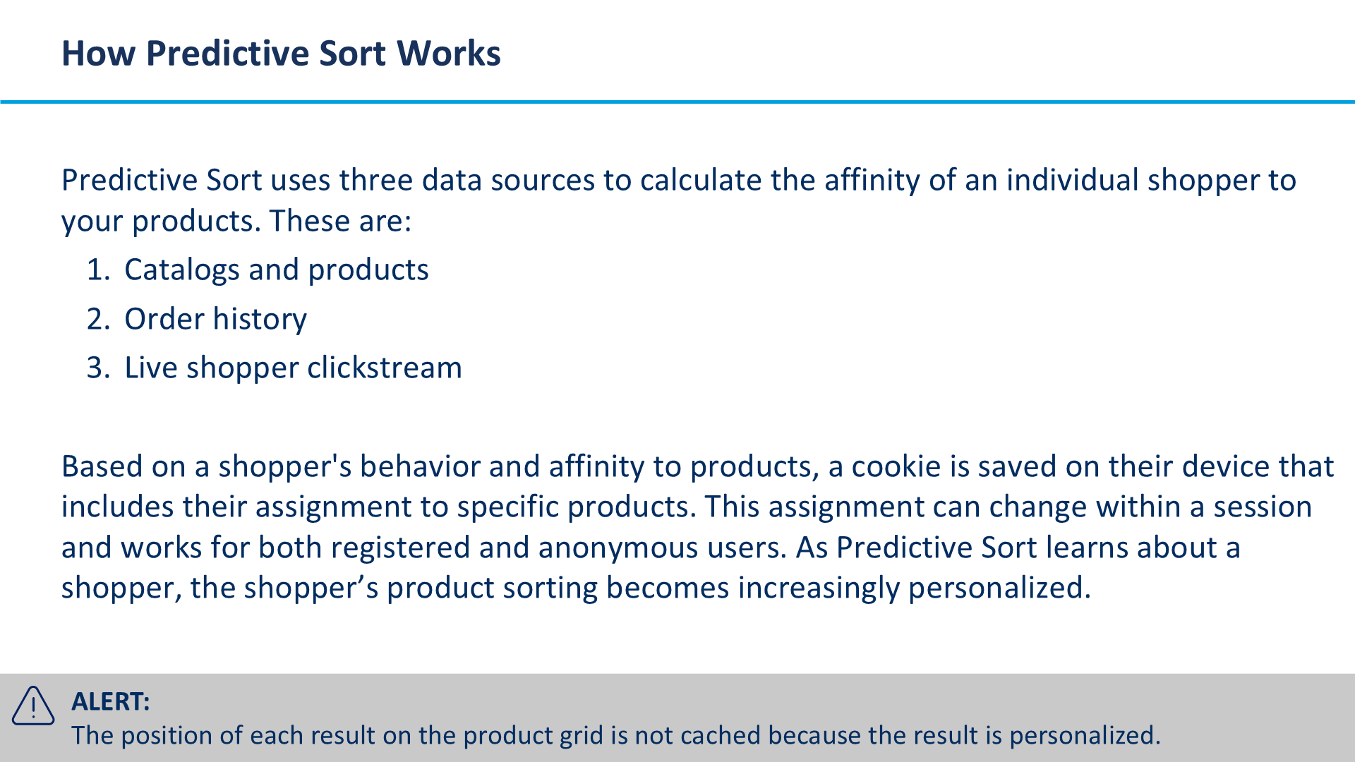 How Predictive Sort Works
