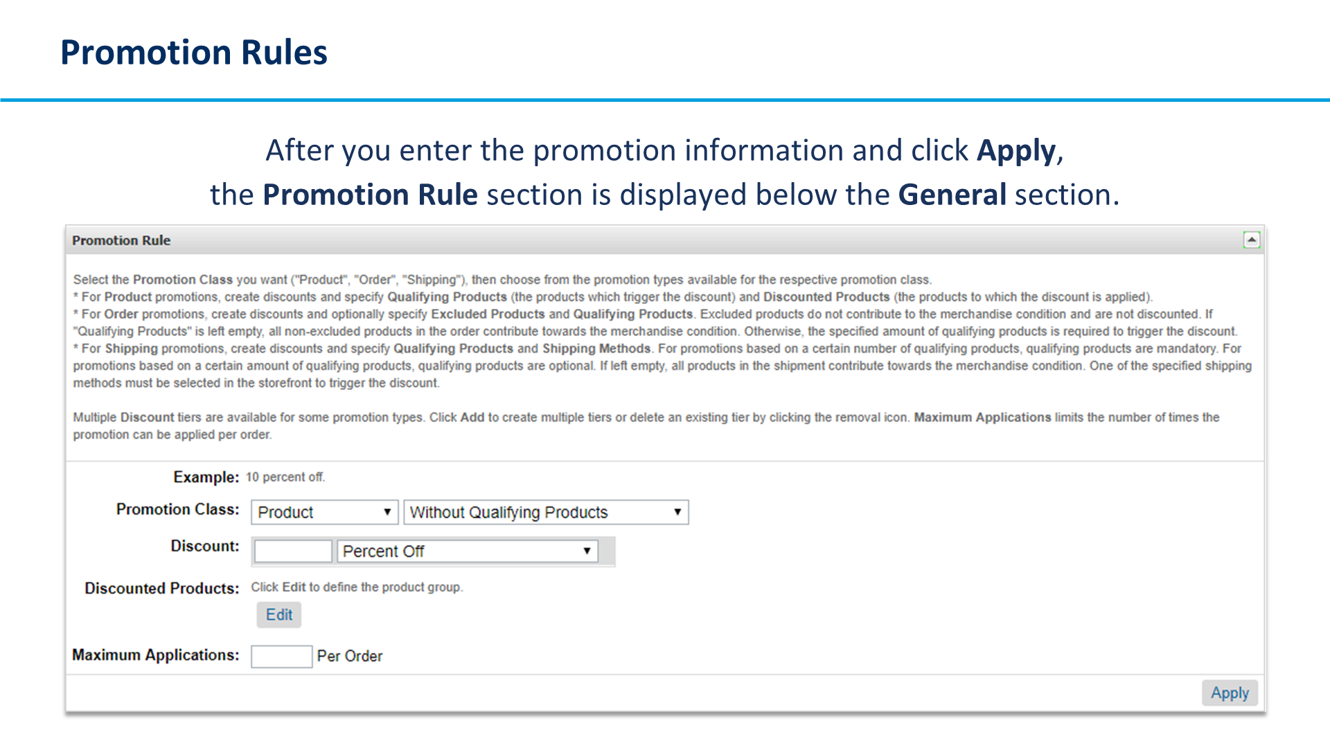 Promotion Rules