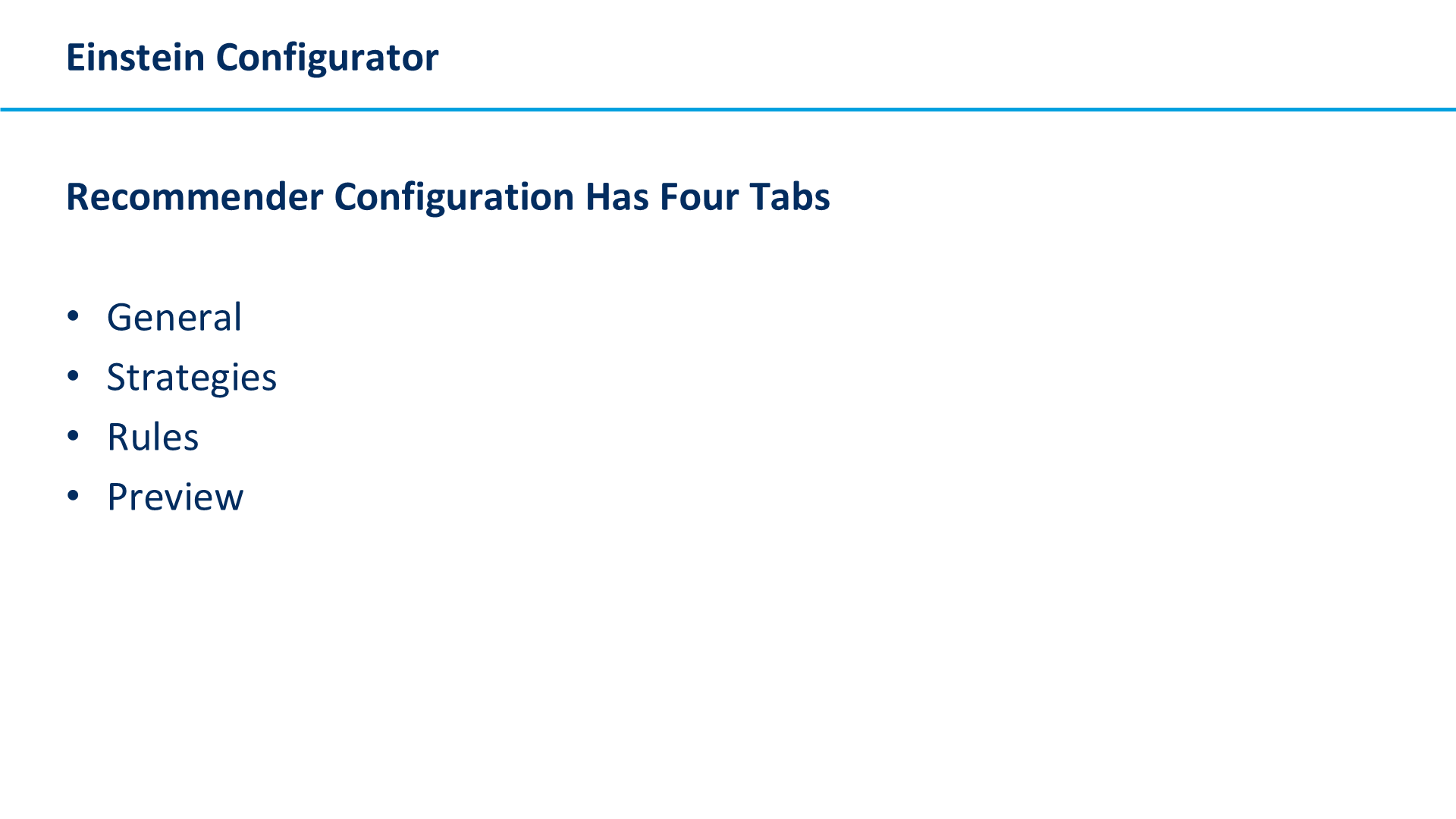 Einstein Configurator