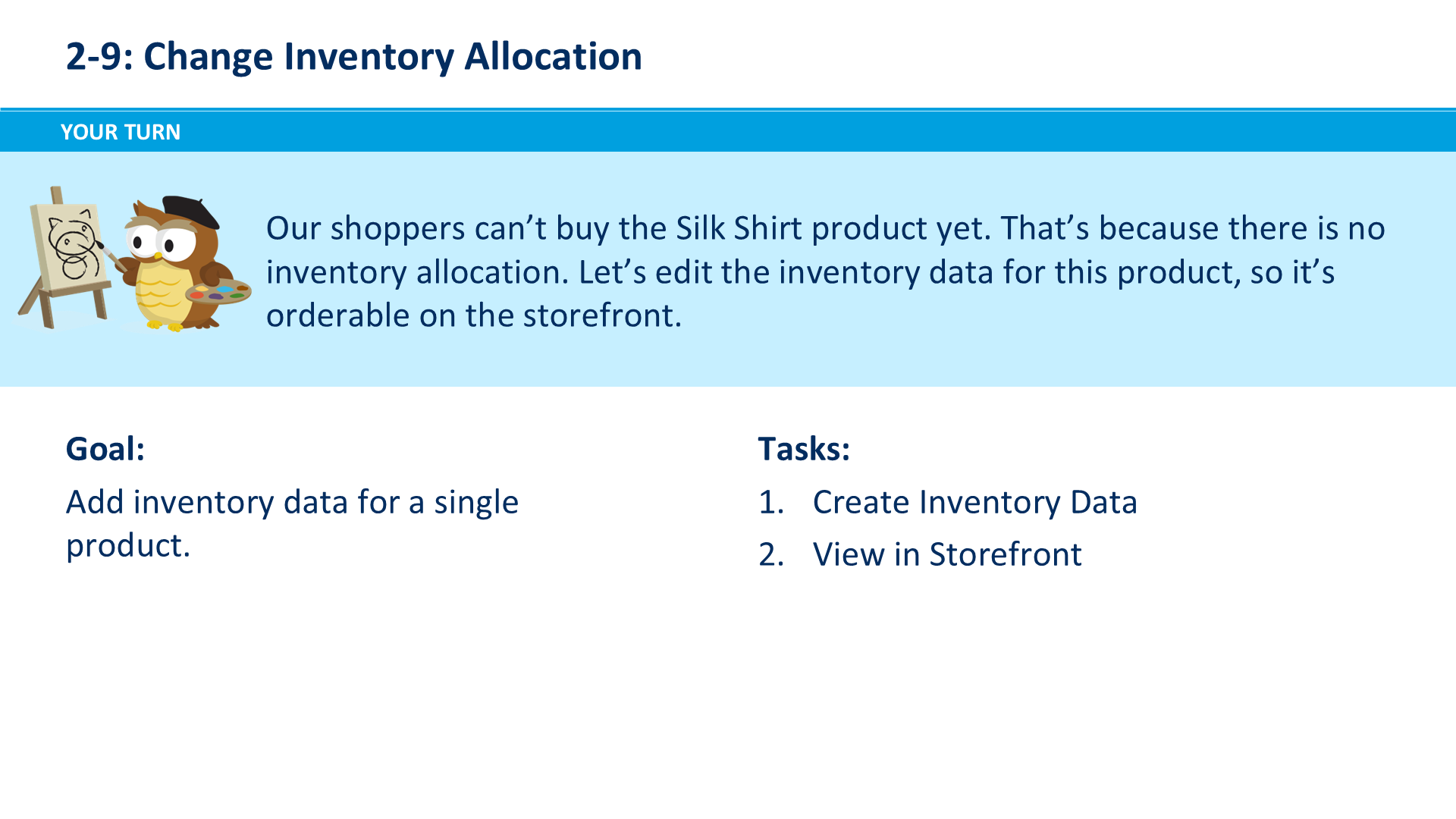 2-9: Change Inventory Allocation
