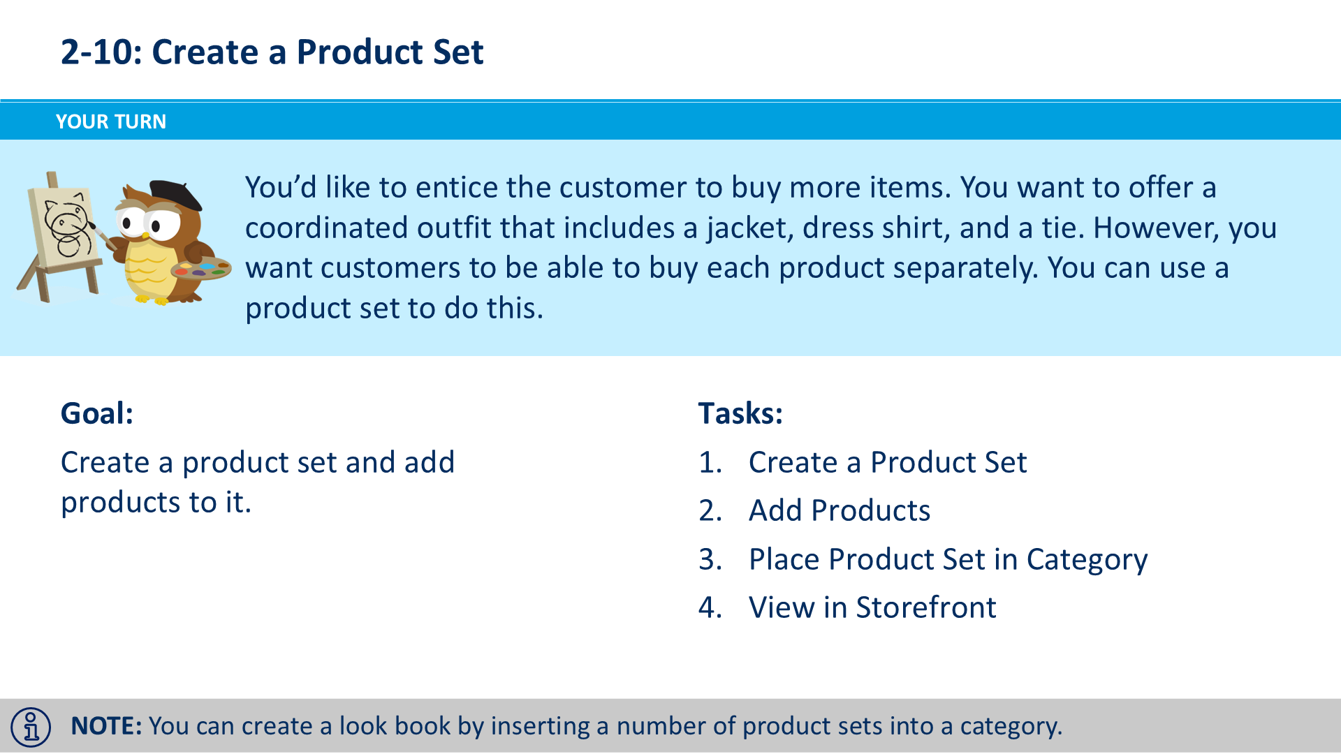 2-10: Create a Product Set