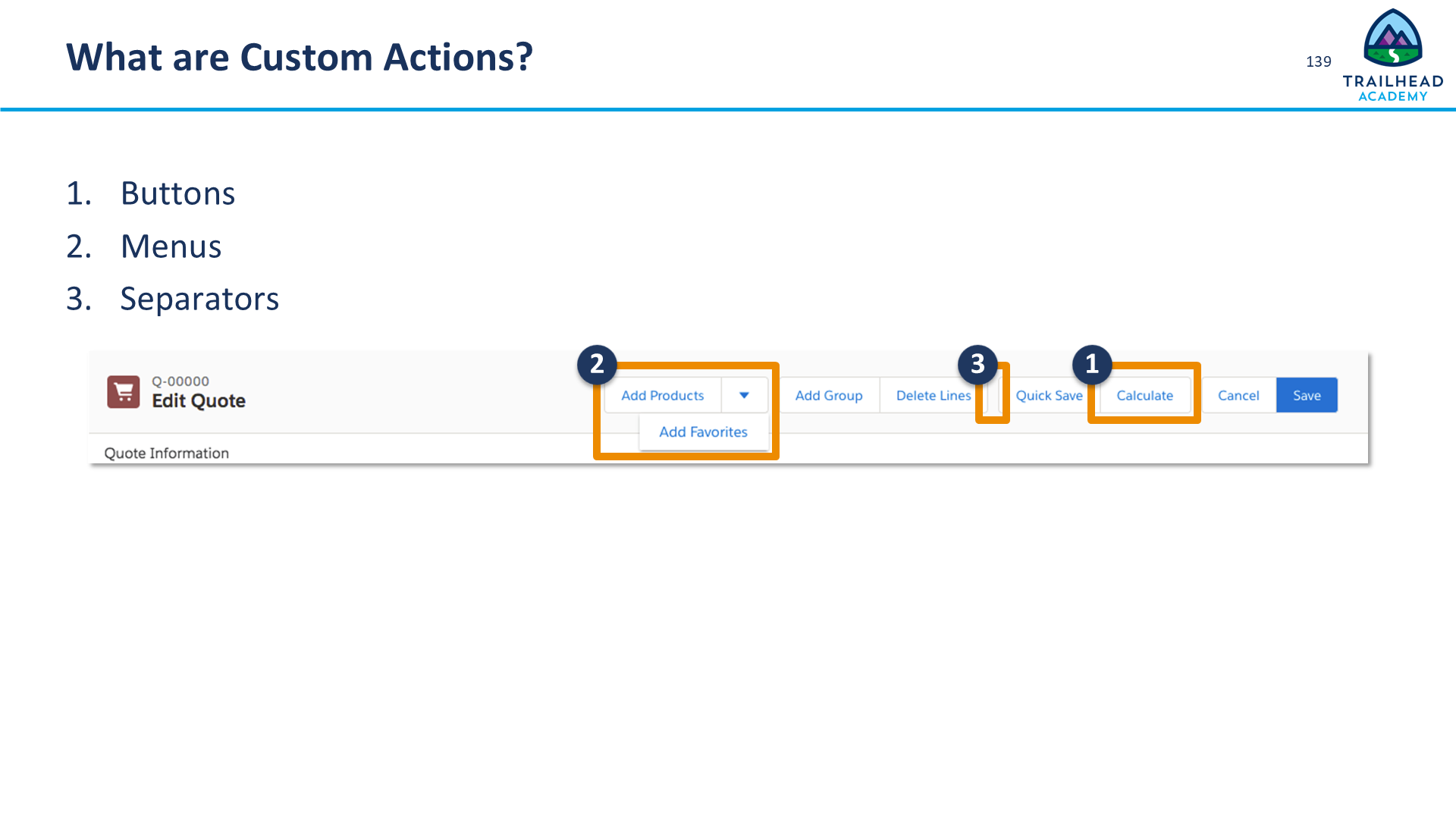 Lesson 6: Custom Actions