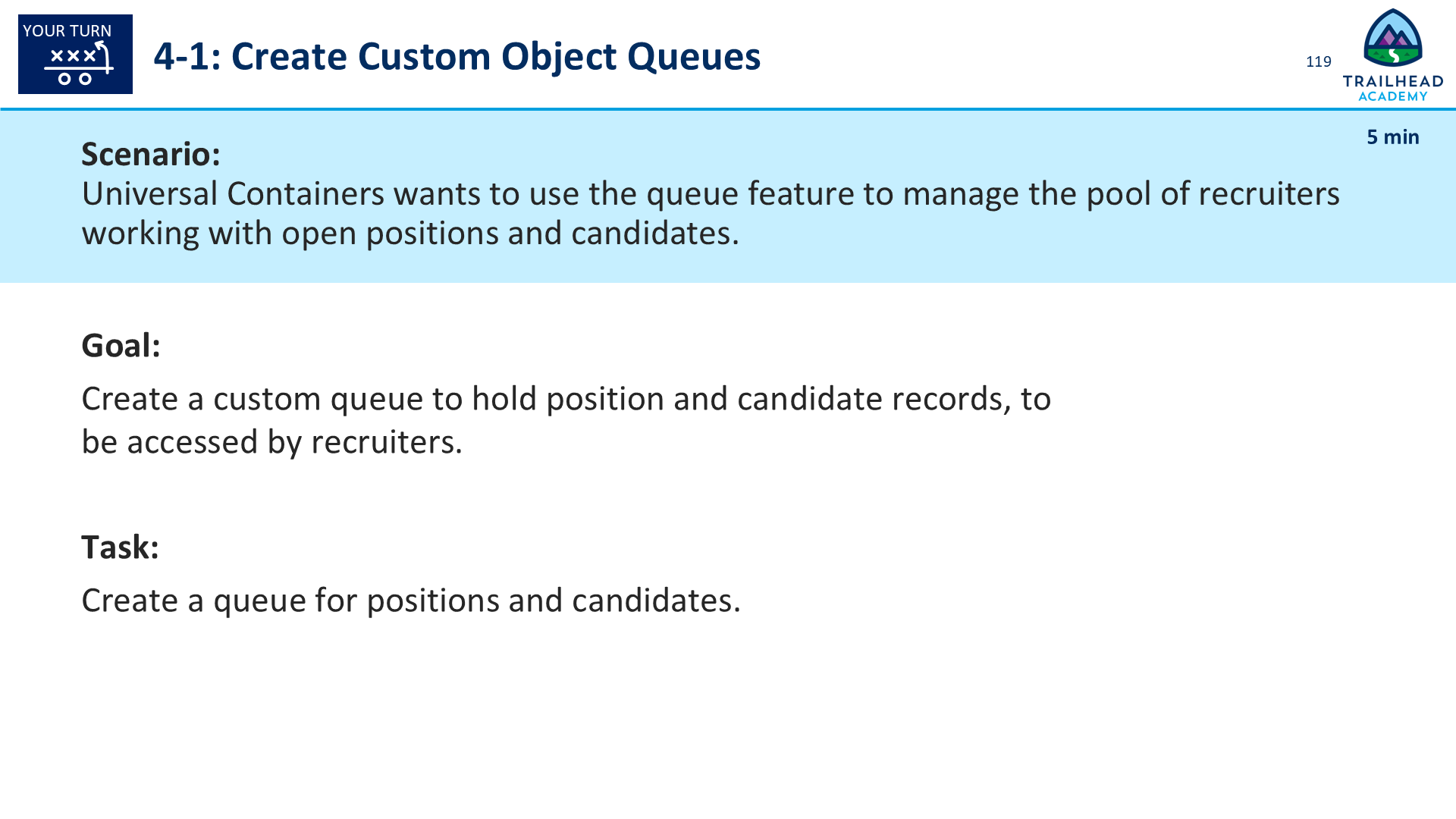 4-1: Create Custom Object Queues