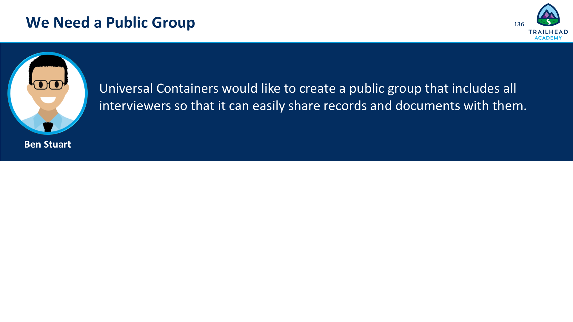 We Need a Public Group