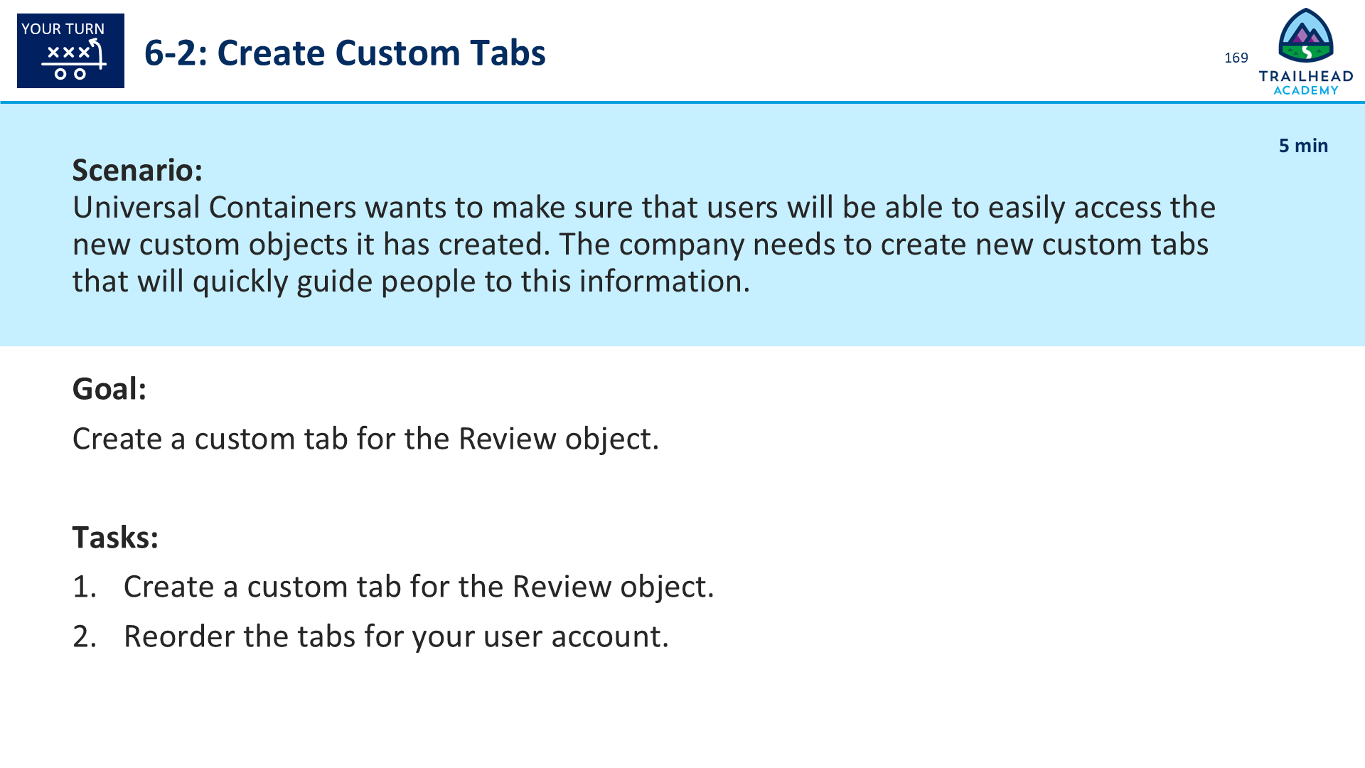 6-2: Create Custom Tabs